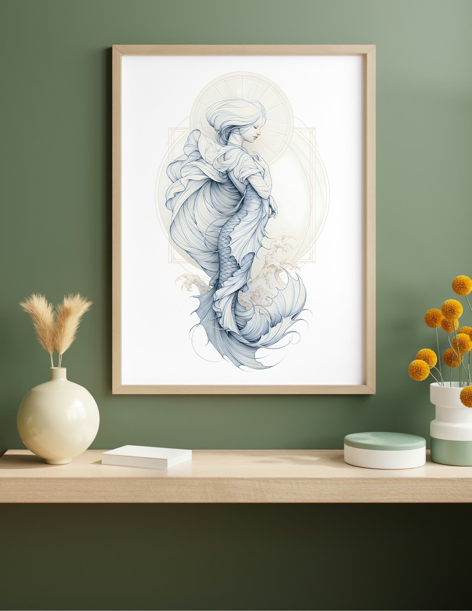 Fine Art Print shown in a room, mockup 1