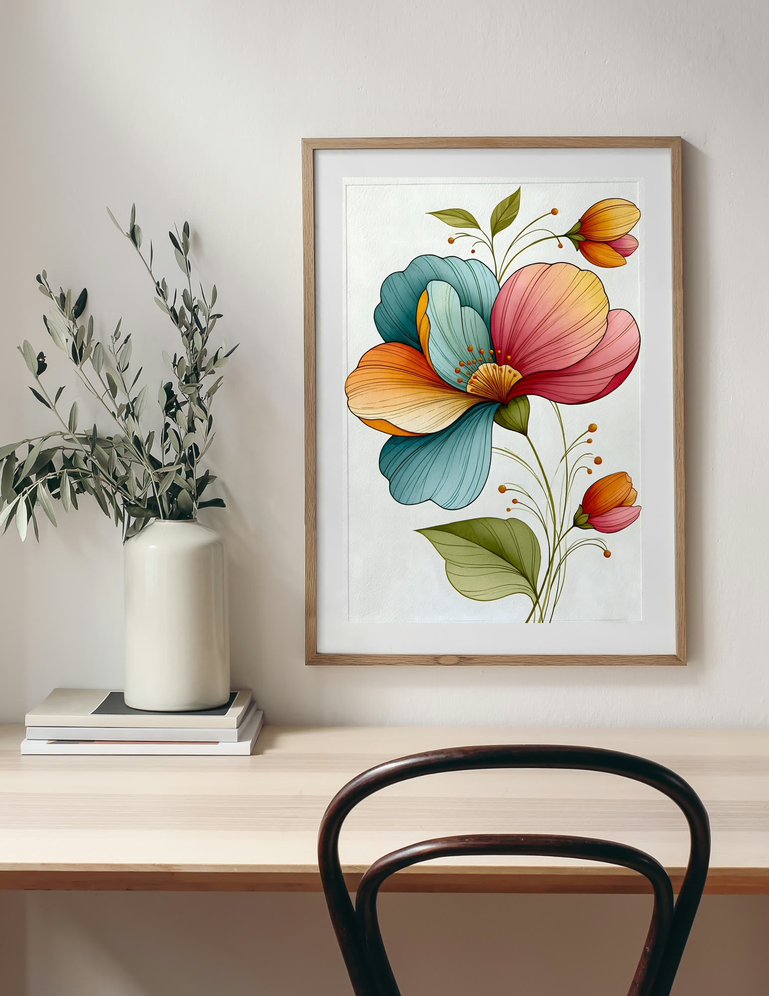 Fine Art Print shown in a room, mockup 1