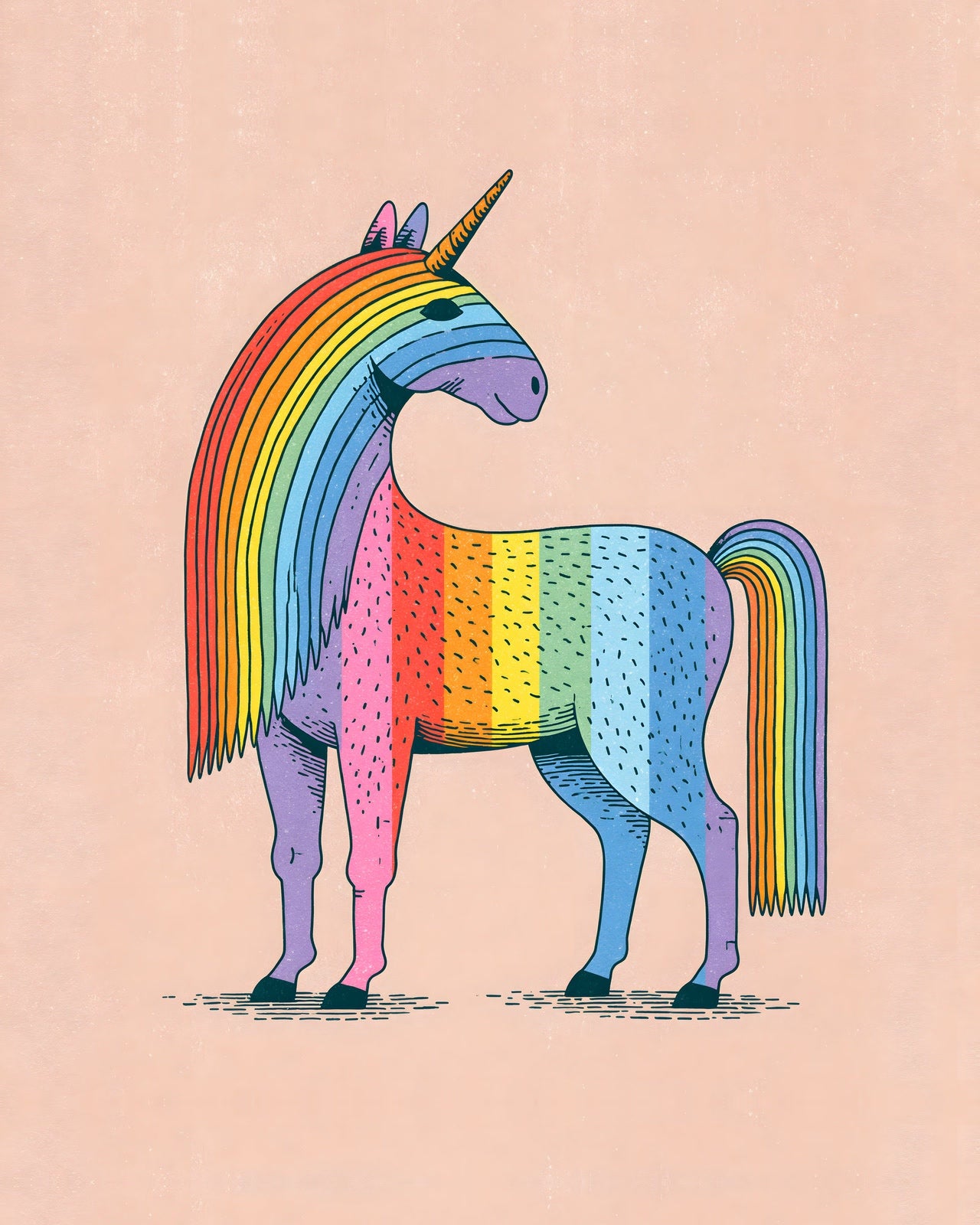 Rainbow Unicorn I