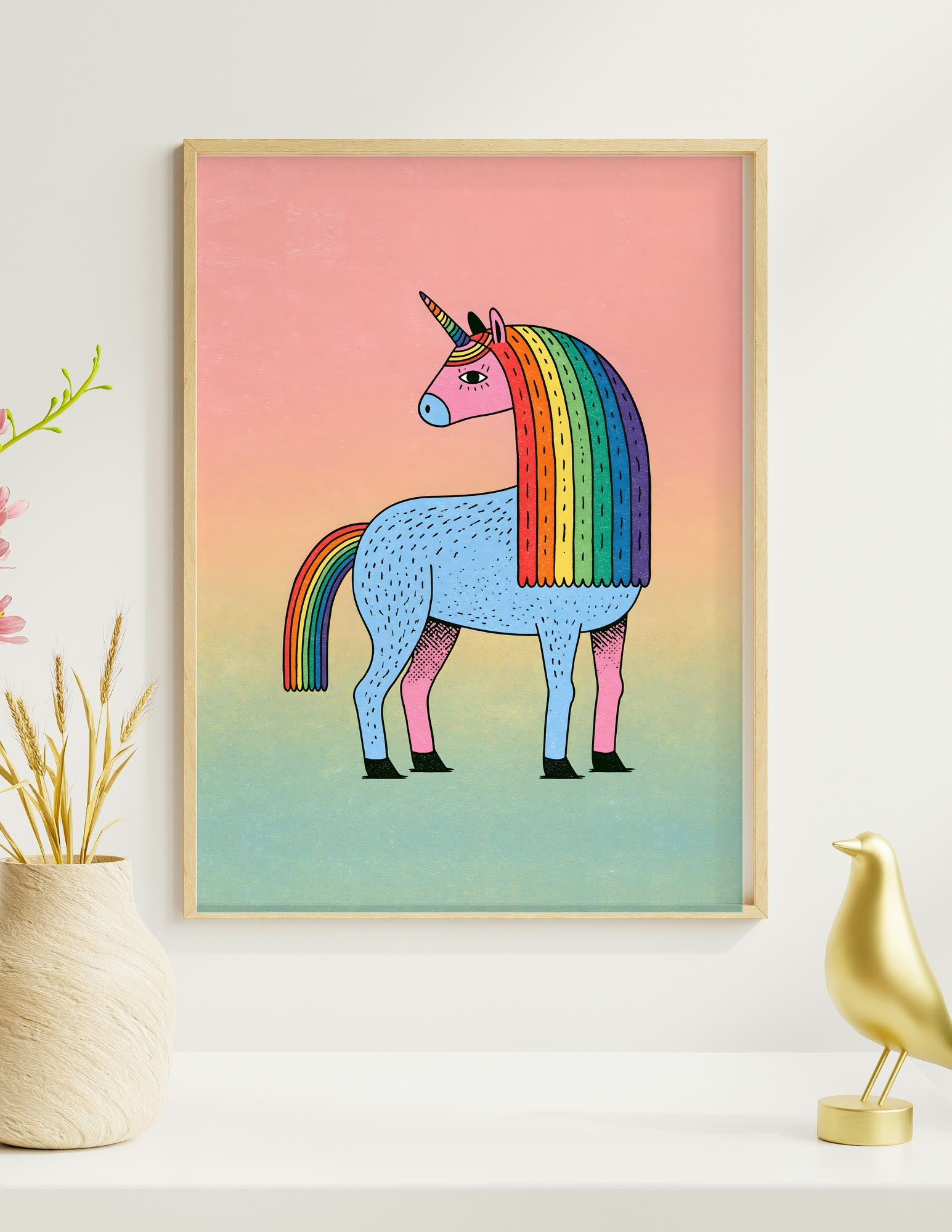 Fine Art Print shown in a room, mockup 2