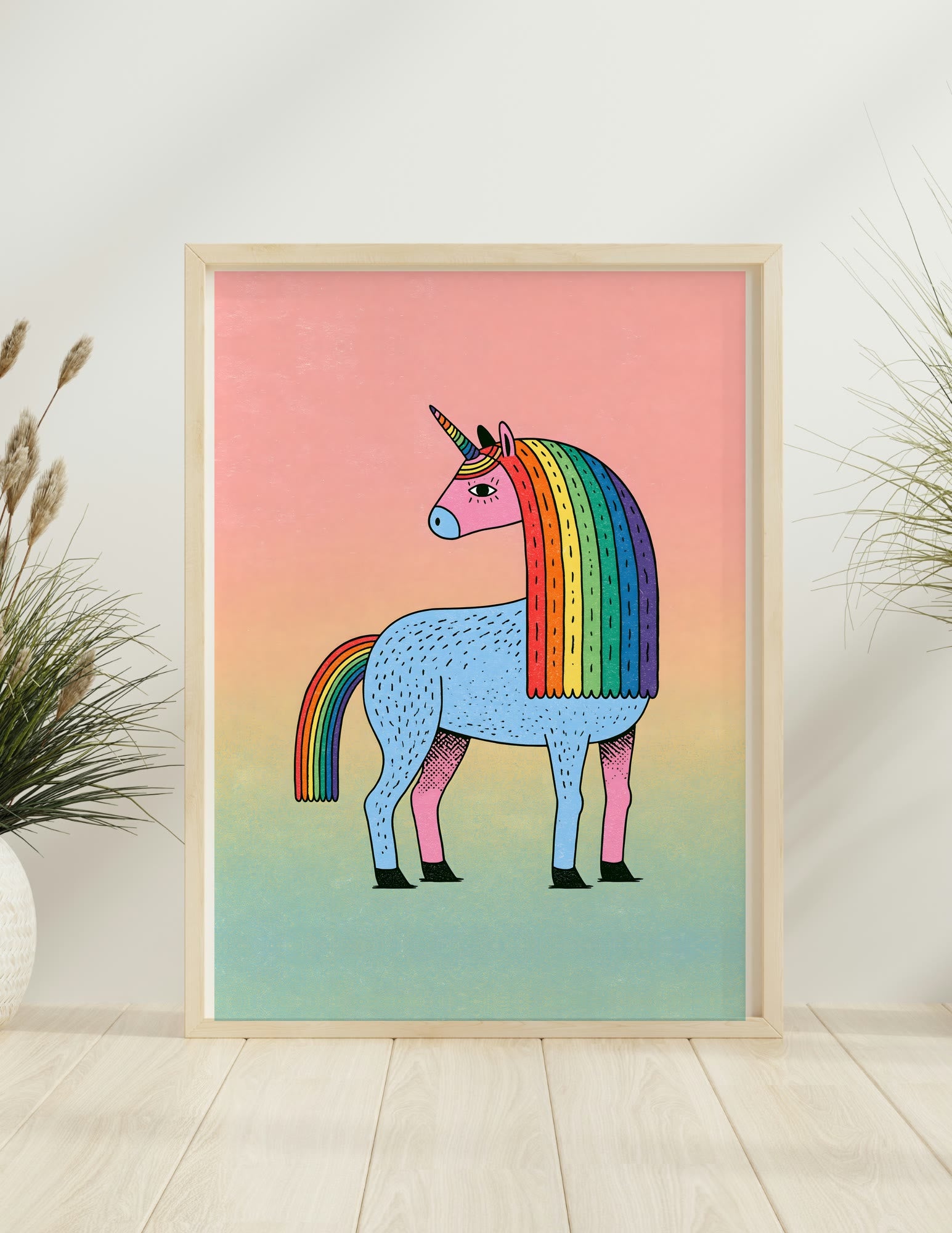 Fine Art Print shown in a room, mockup 1