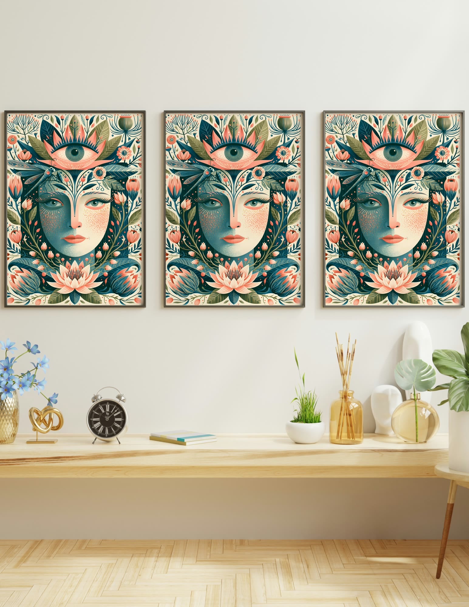 Fine Art Print shown in a room, mockup 1