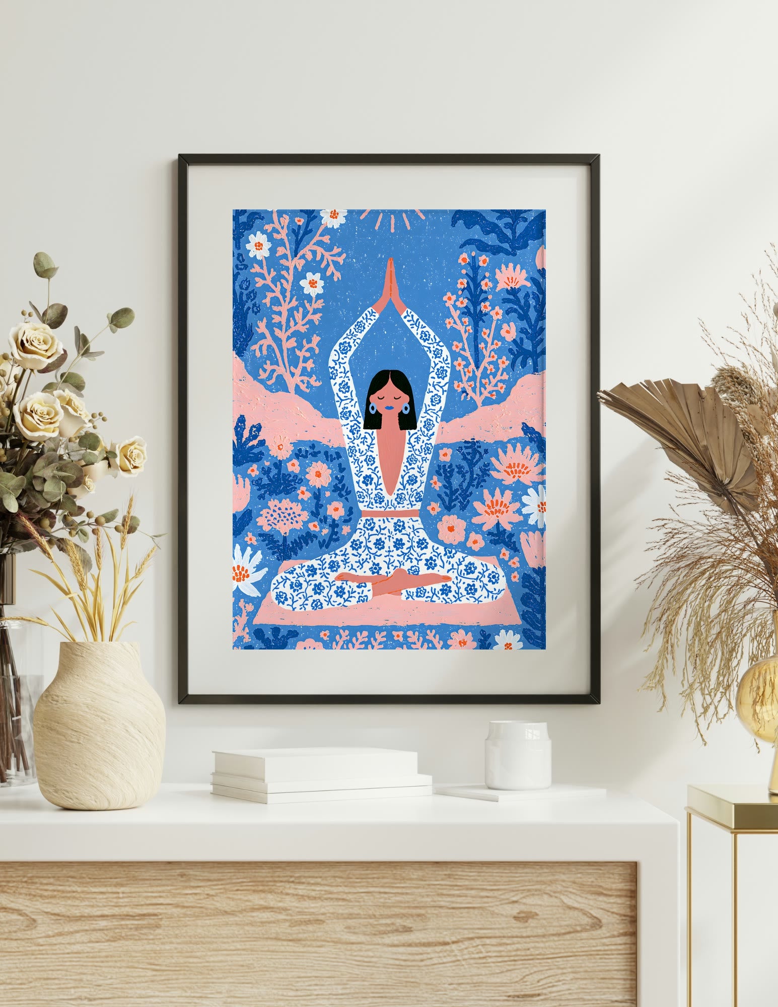 Semi-Gloss Poster shown in a room, mockup 1
