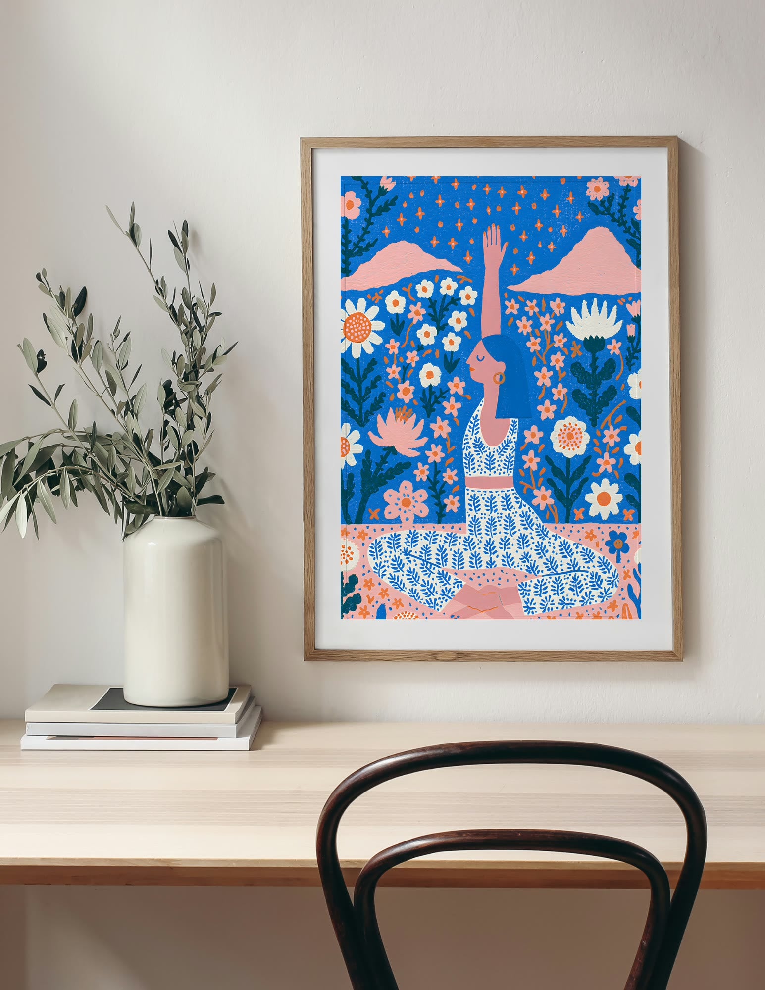 Fine Art Print shown in a room, mockup 2