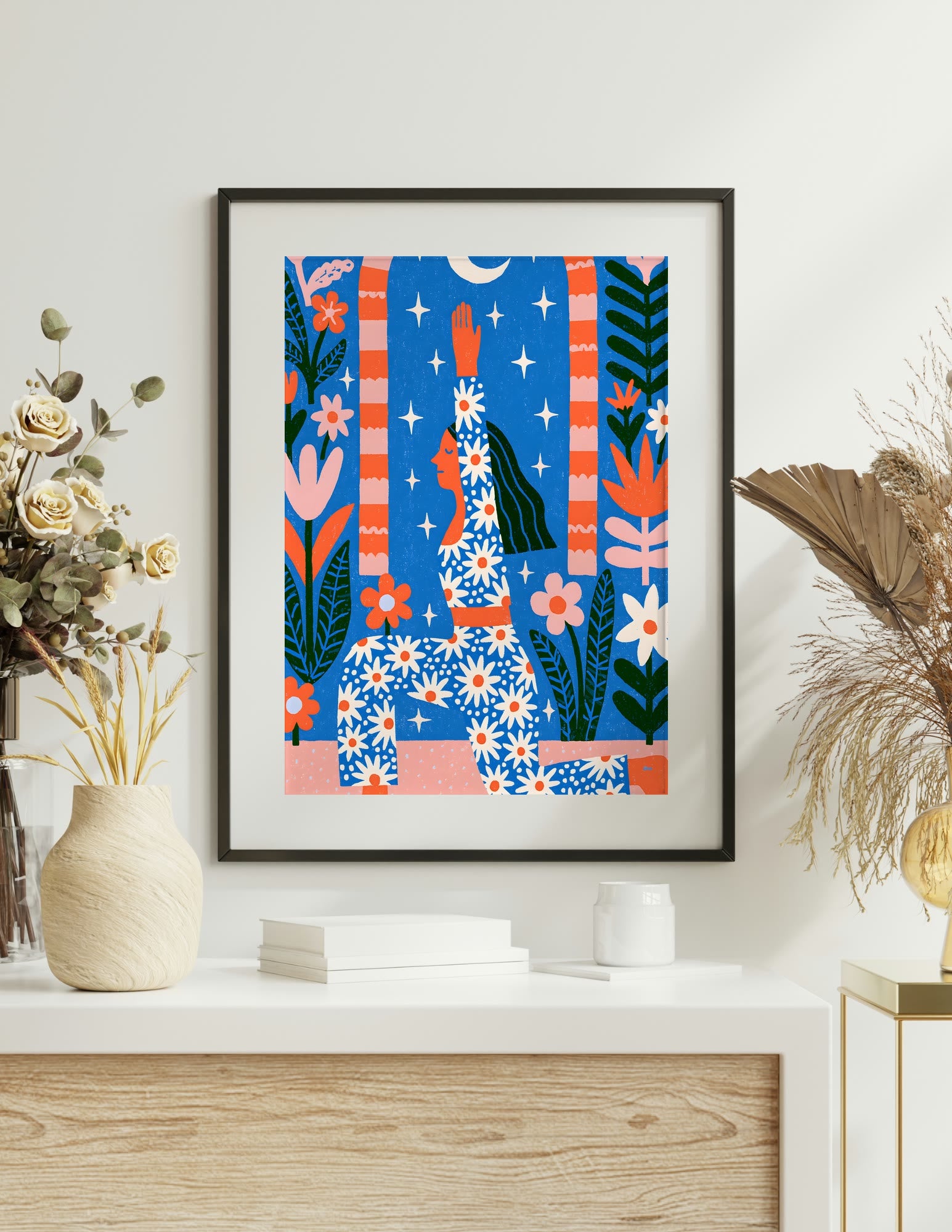 Fine Art Print shown in a room, mockup 1