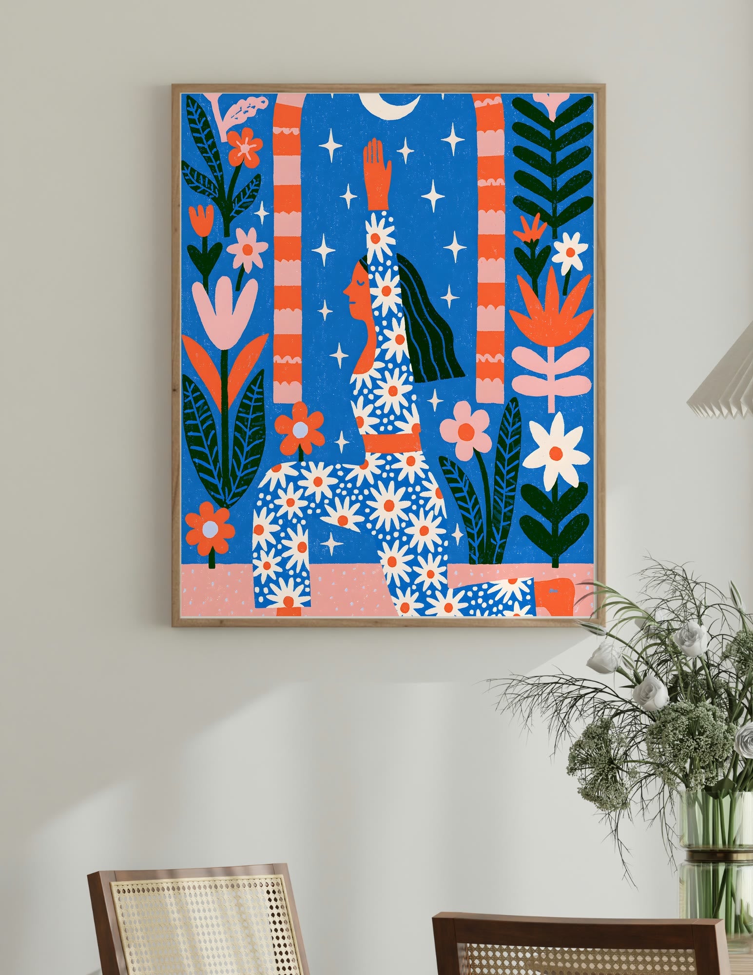 Fine Art Print shown in a room, mockup 2