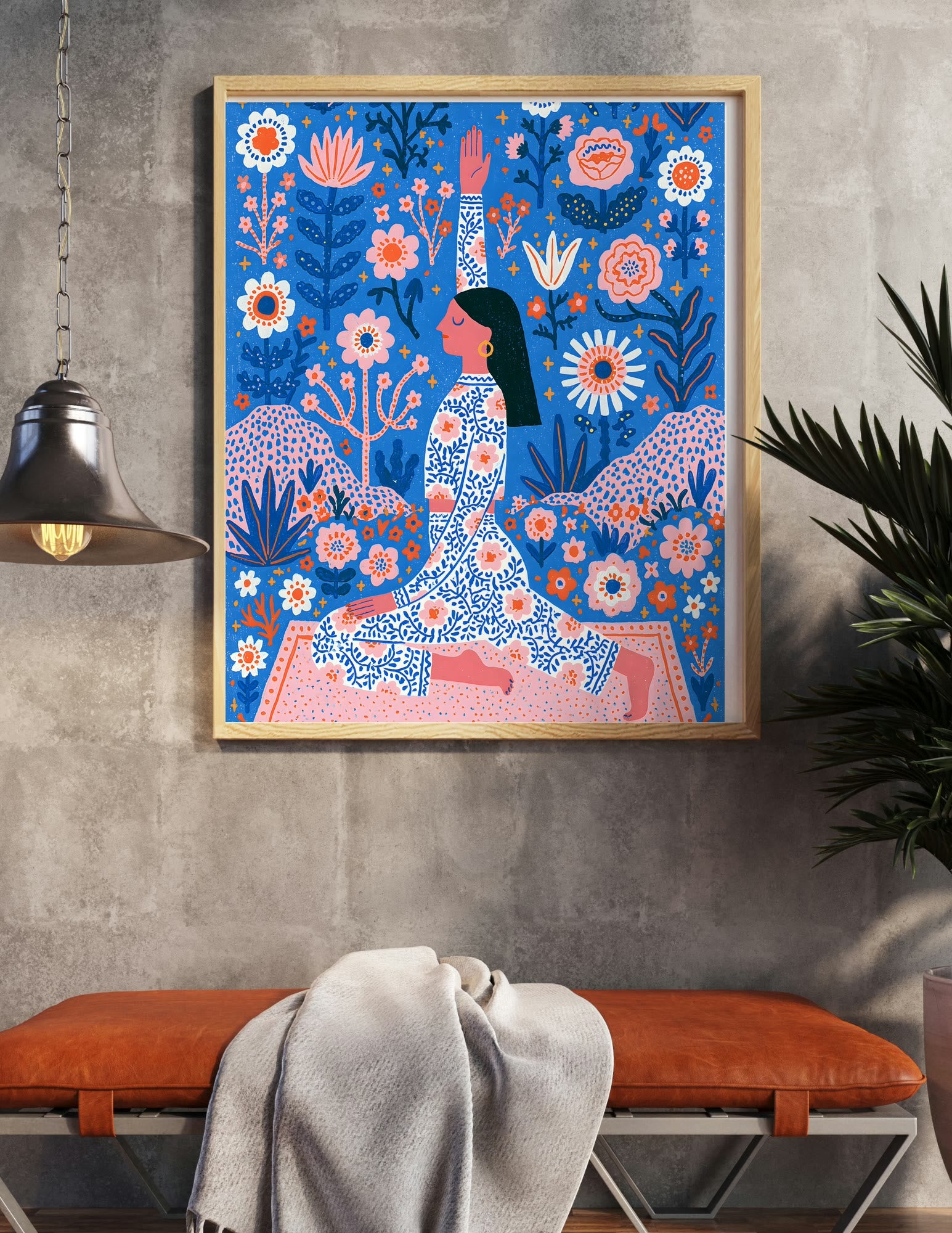 Fine Art Print shown in a room, mockup 2