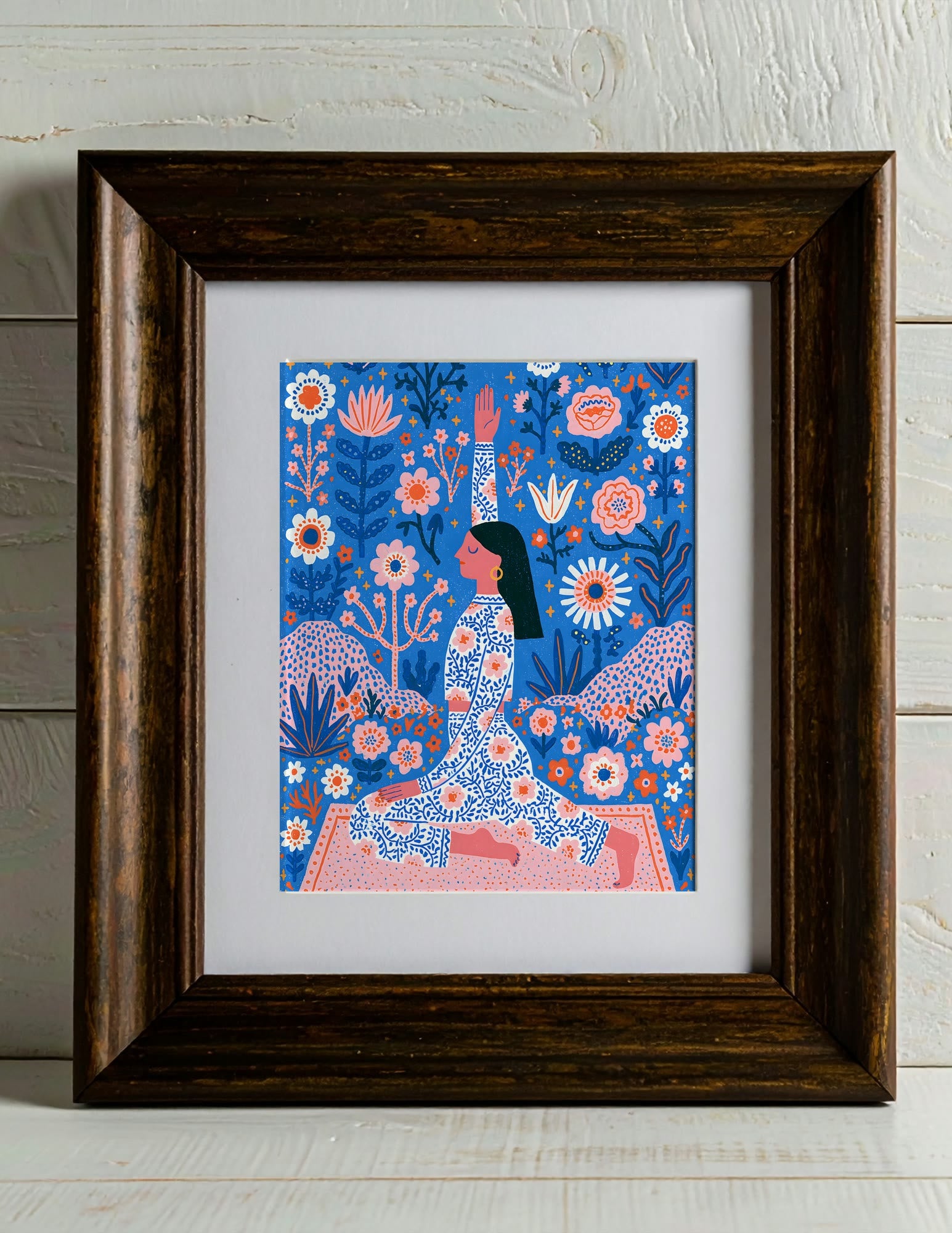 Semi-Gloss Poster shown in a room, mockup 2