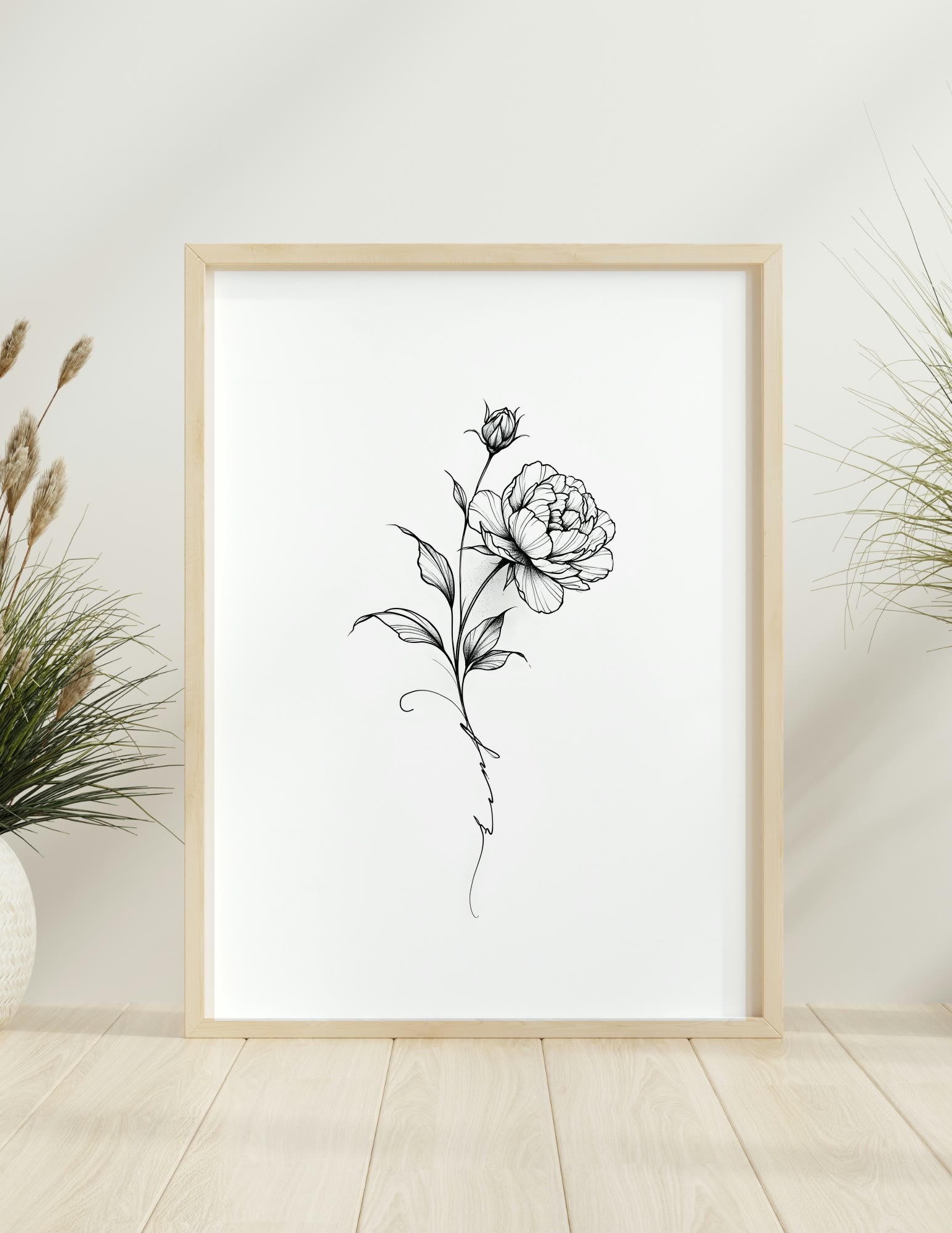 Semi-Gloss Poster shown in a room, mockup 1