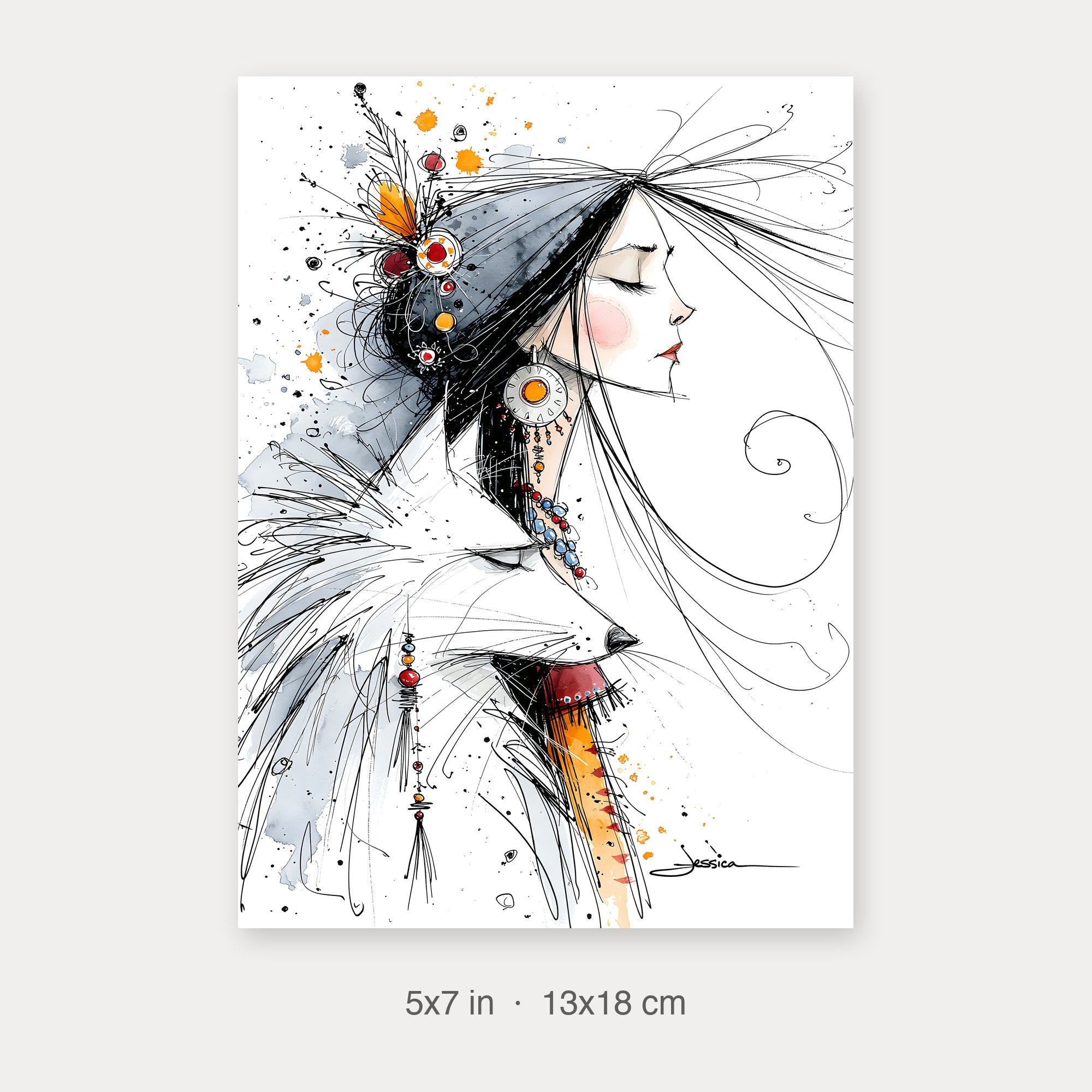 Fine Art Print 5x7 crop preview