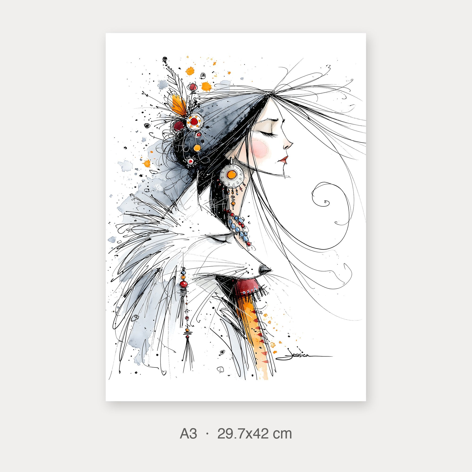 Fine Art Print A3 crop preview