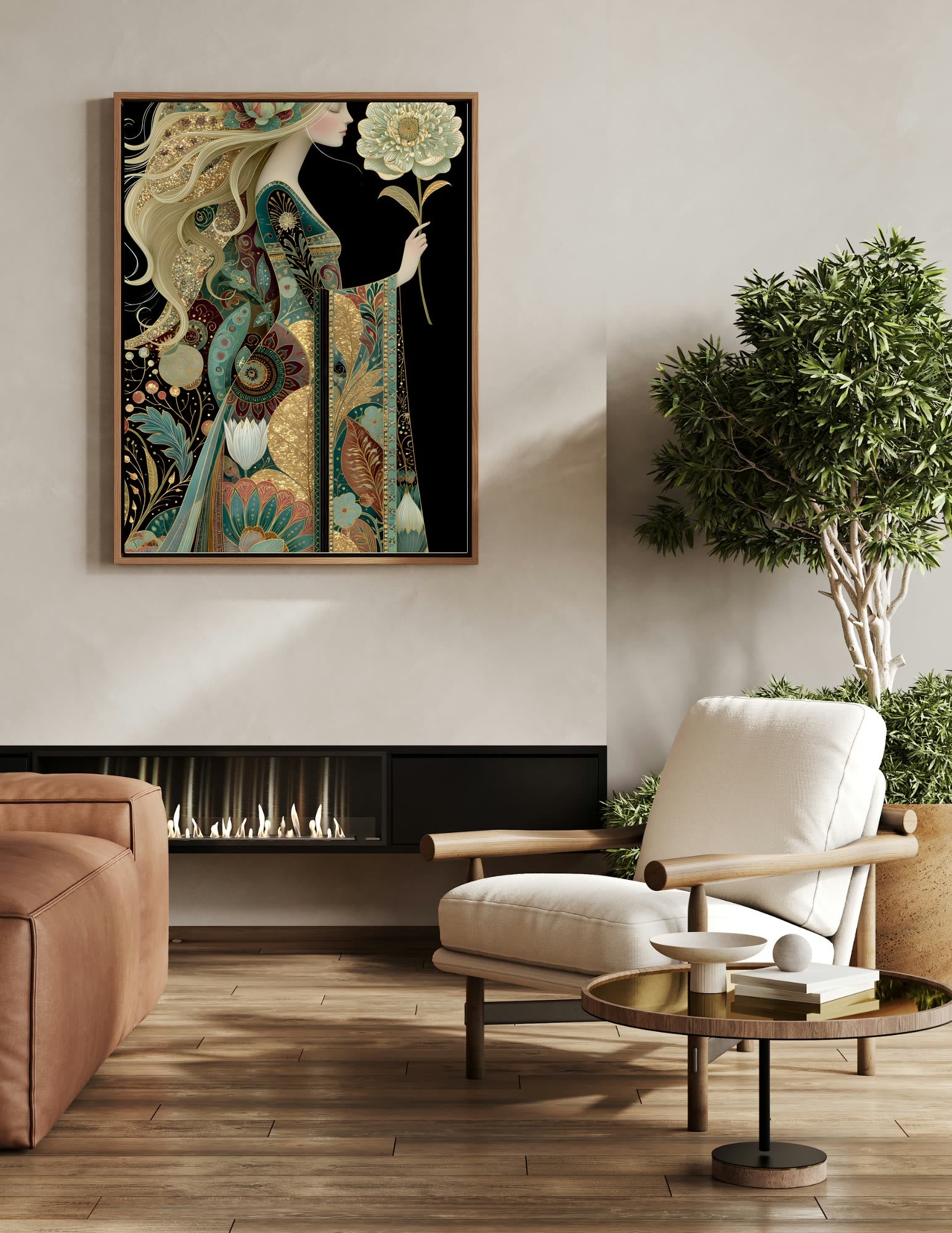 Fine Art Print shown in a room, mockup 2