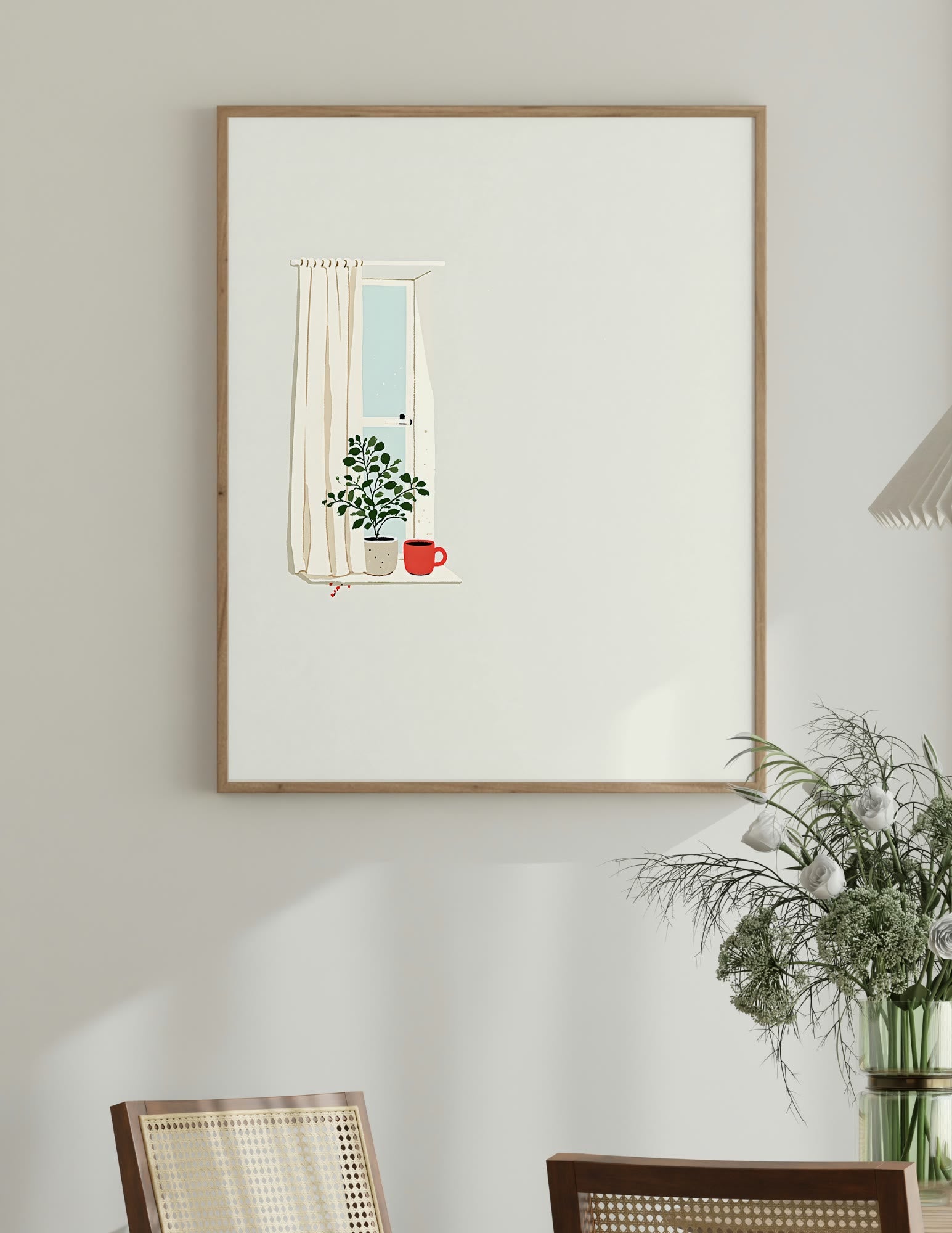 Fine Art Print shown in a room, mockup 1
