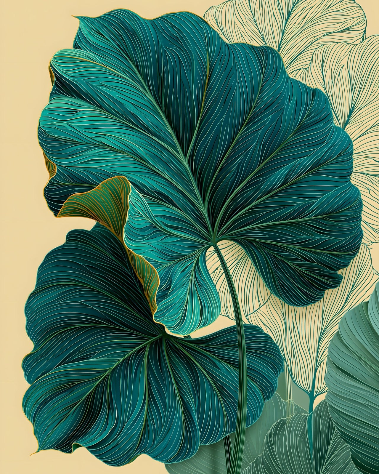 Emerald Leaves