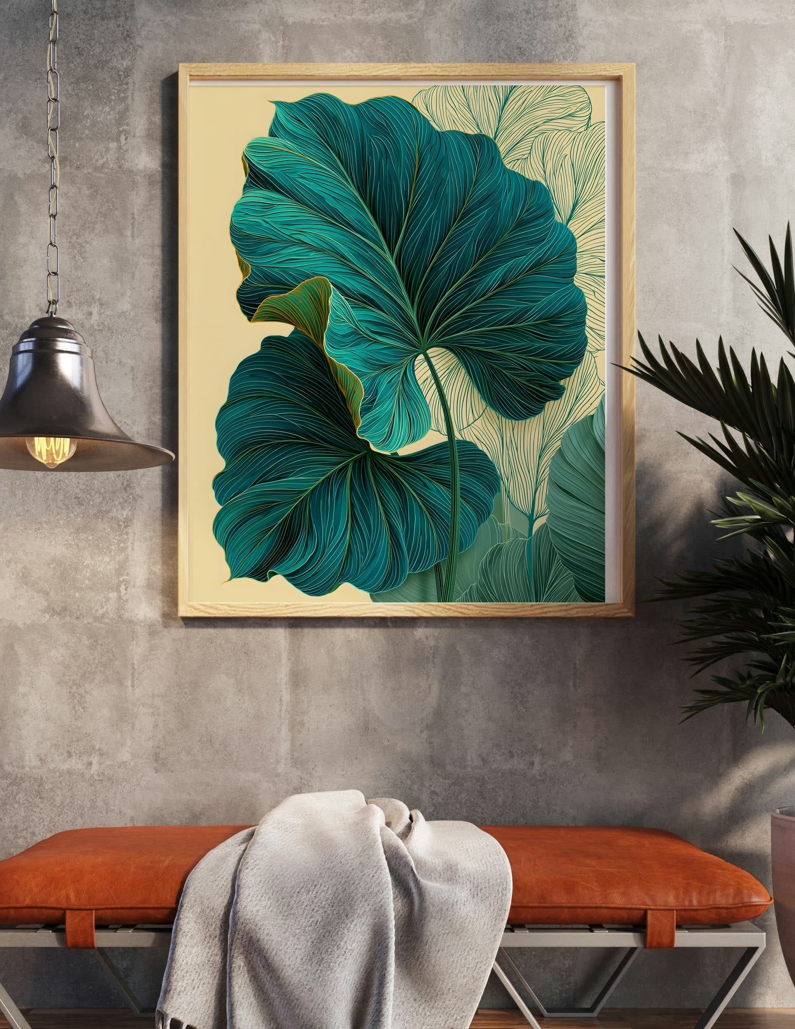 Fine Art Print shown in a room, mockup 1