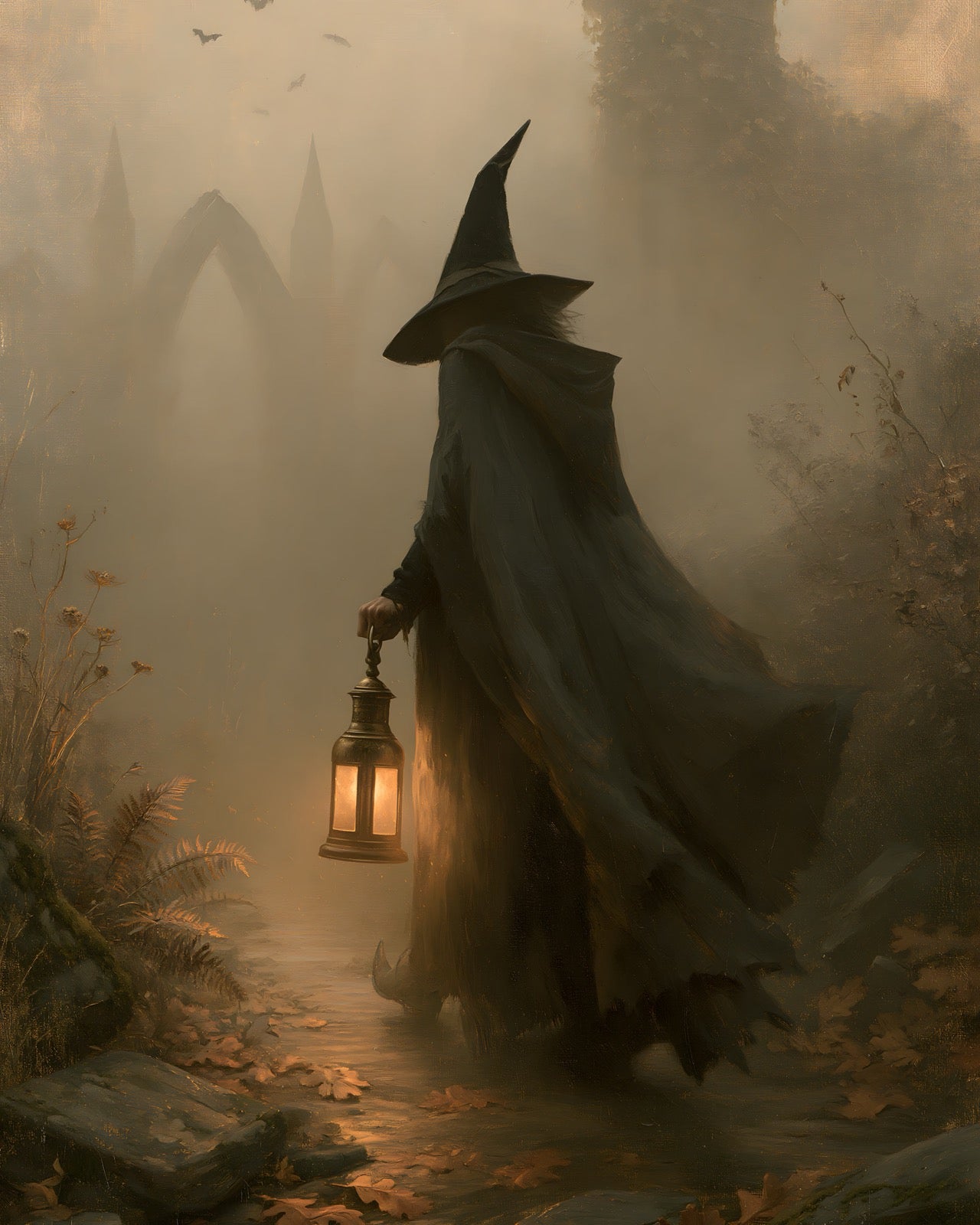 Lantern in the Fog