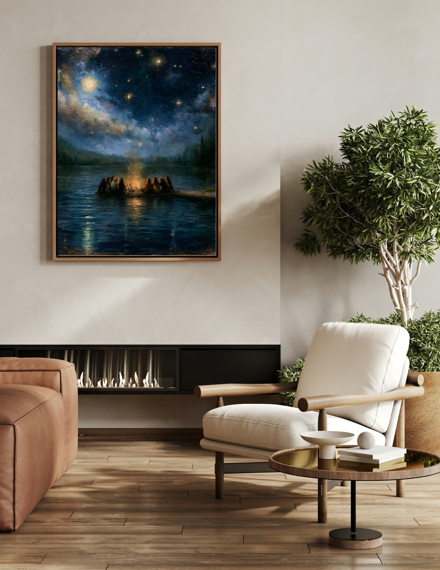 Fine Art Print shown in a room, mockup 1