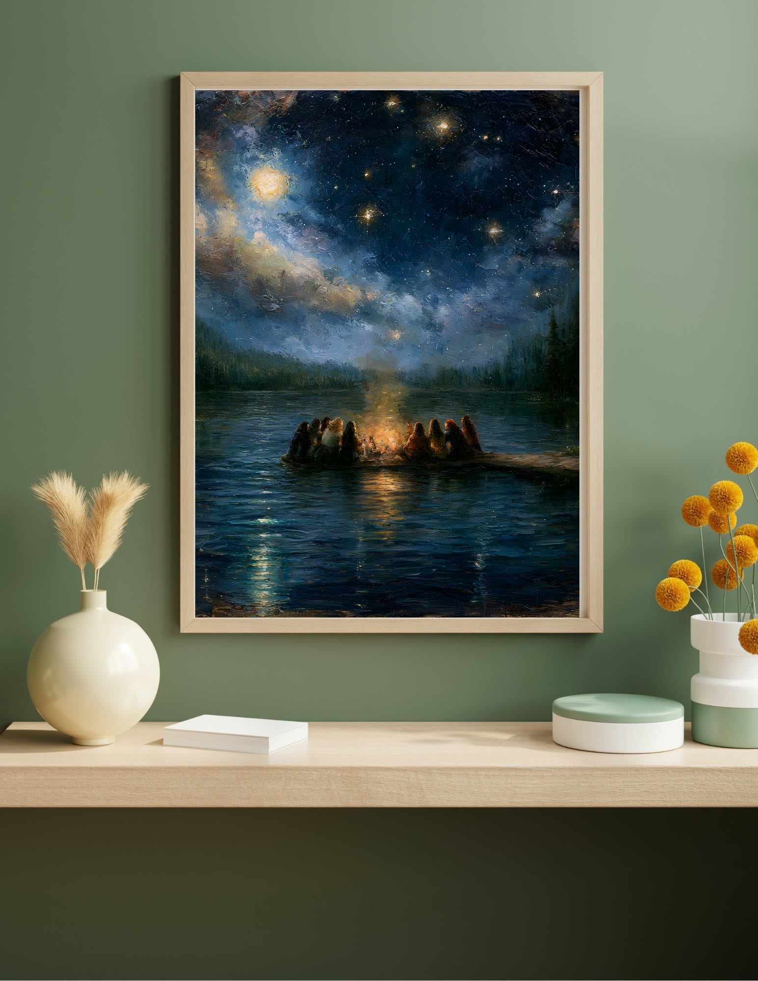 Fine Art Print shown in a room, mockup 2