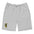 Embroidery Yellow Dancing Bear Men's fleece shorts | Grateful Dead Men's Shorts | Yellow Bear Fleece Shorts