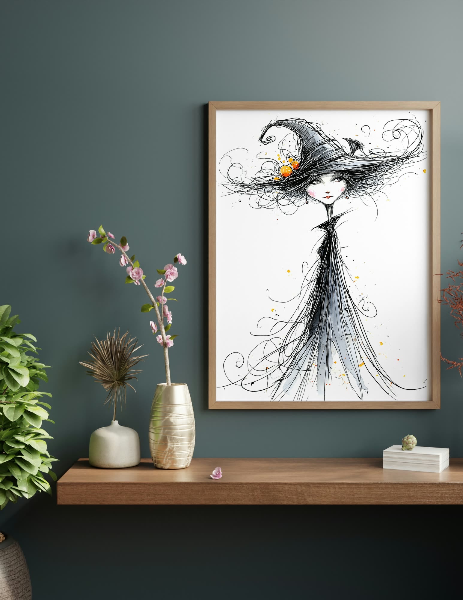 Semi-Gloss Poster shown in a room, mockup 1