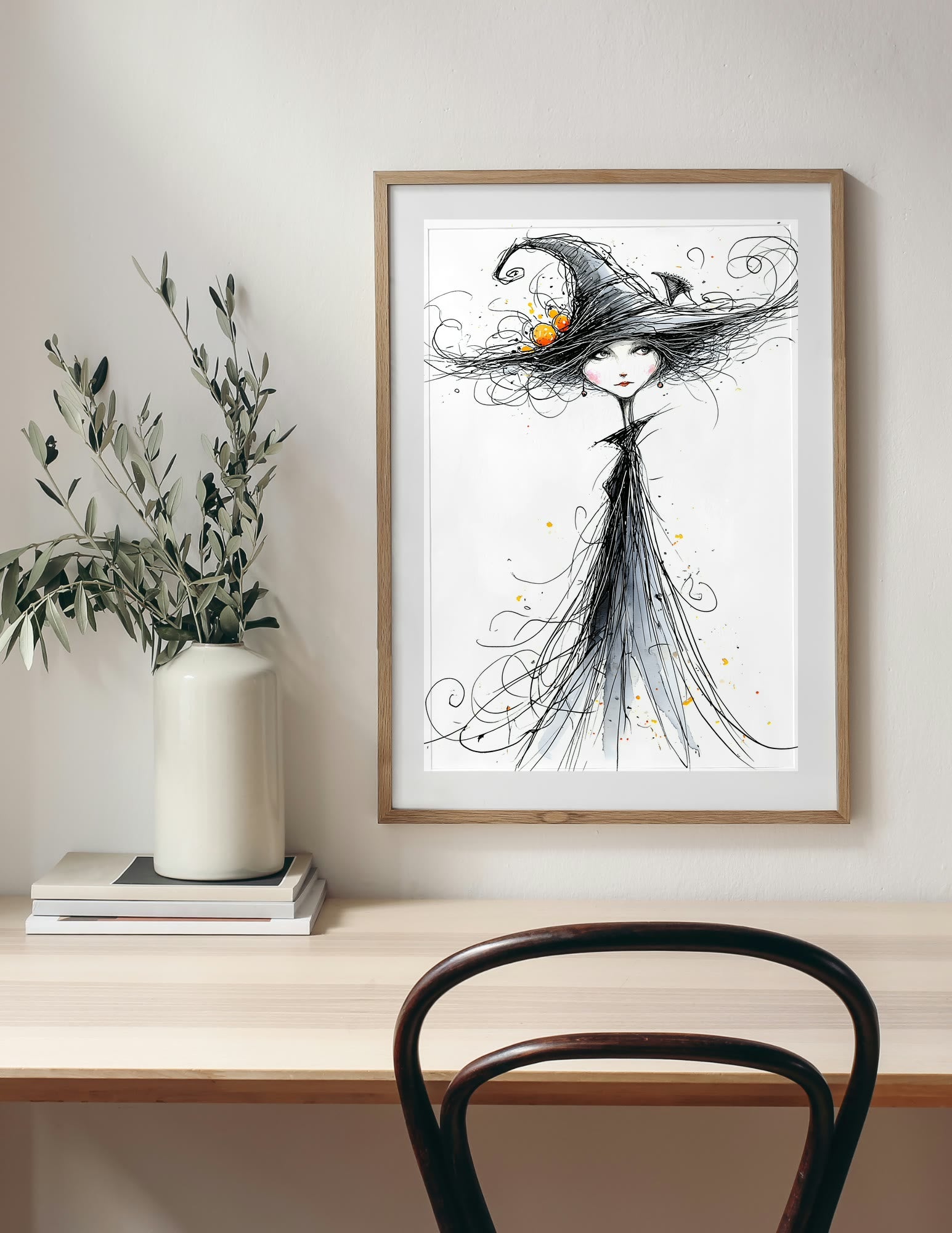 Fine Art Print shown in a room, mockup 2