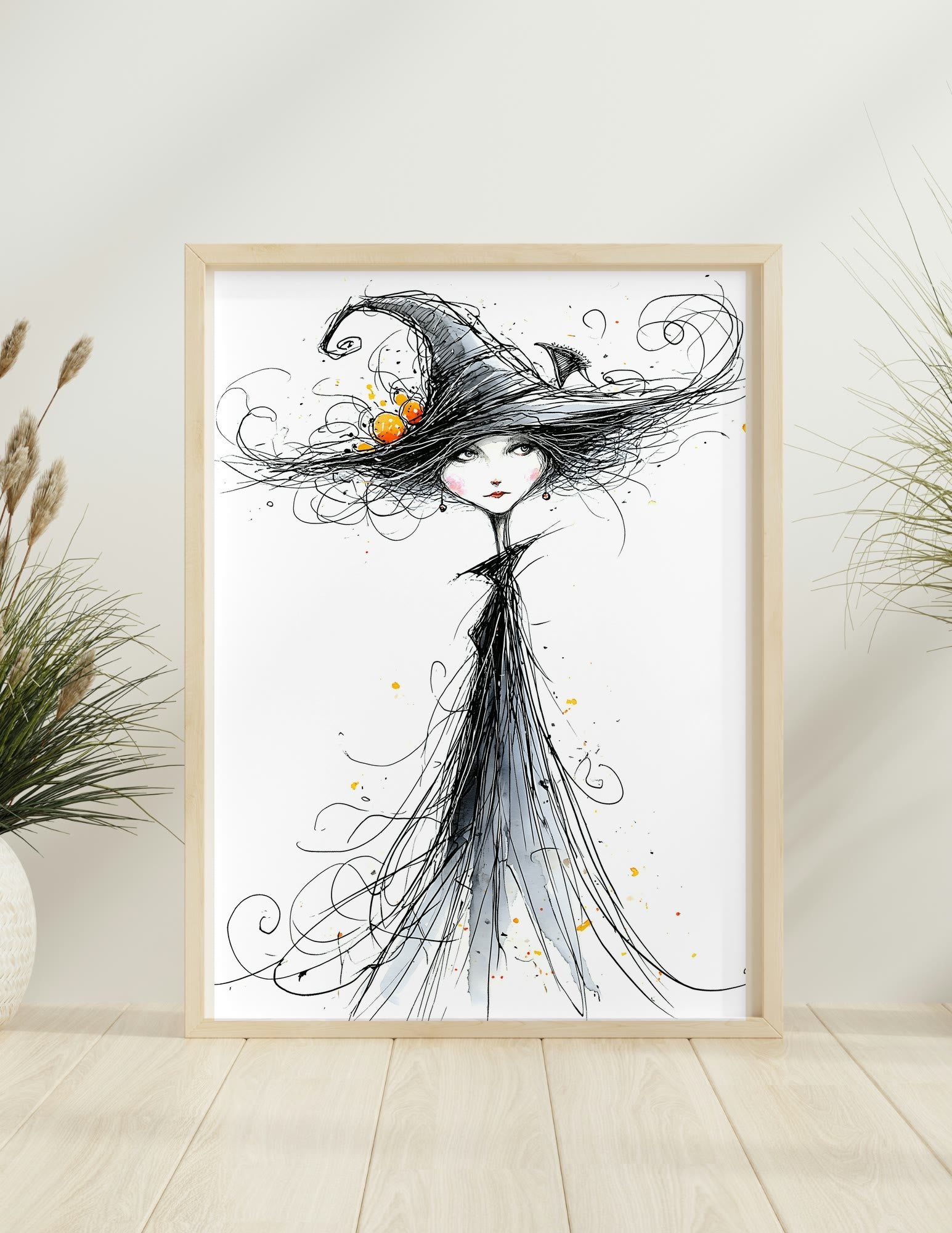 Semi-Gloss Poster shown in a room, mockup 2