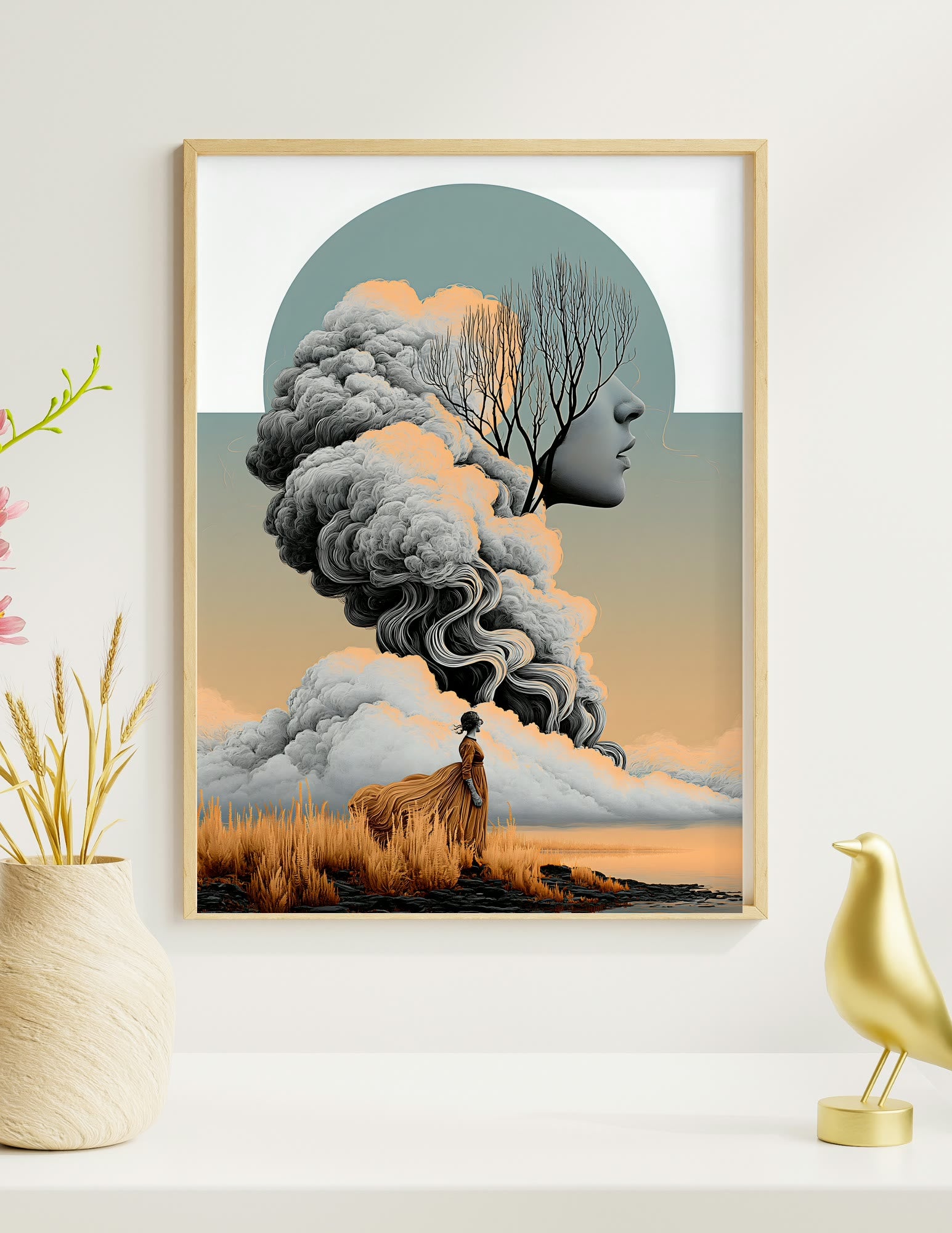 Mind of Weather framed room mockup