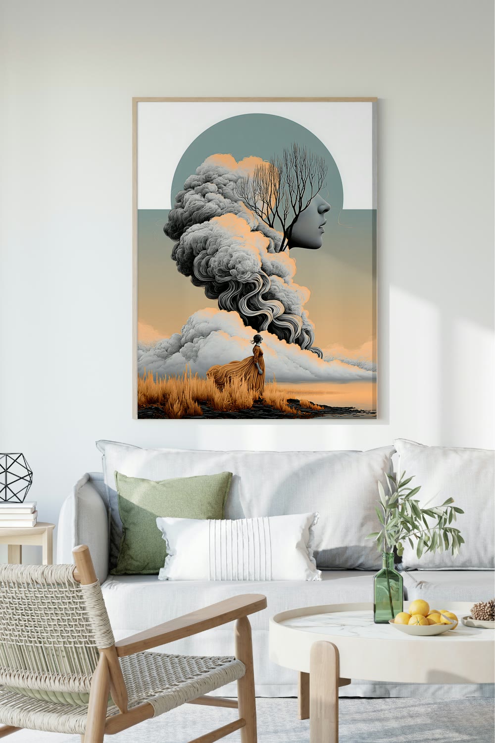 Mind of Weather framed room mockup