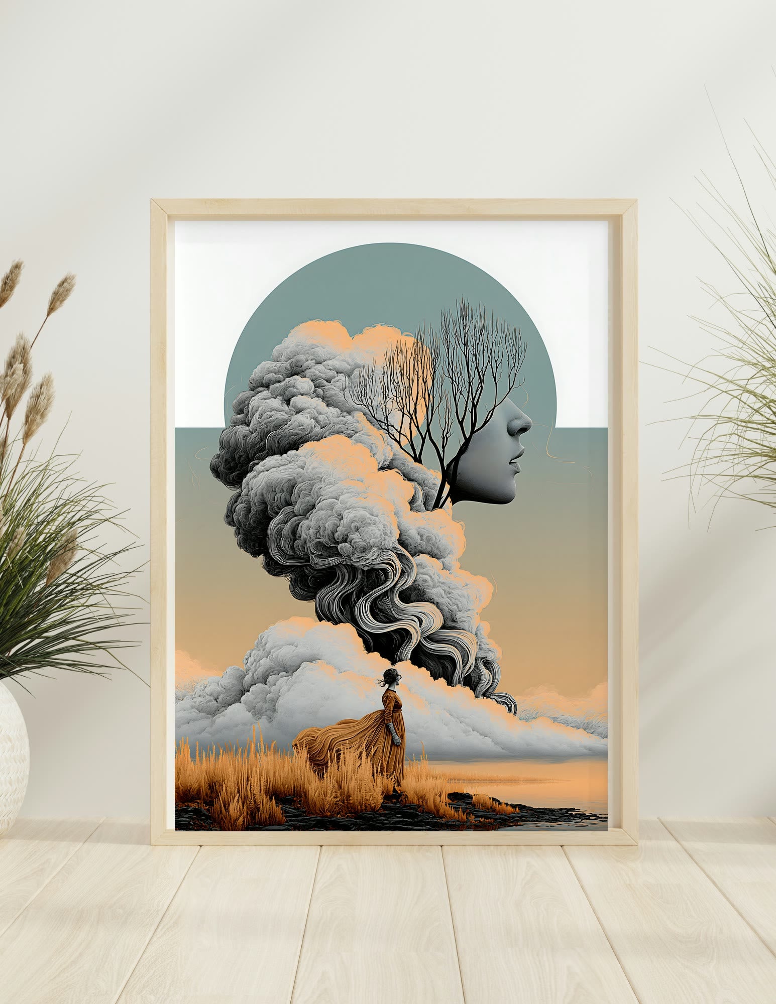 Mind of Weather framed room mockup