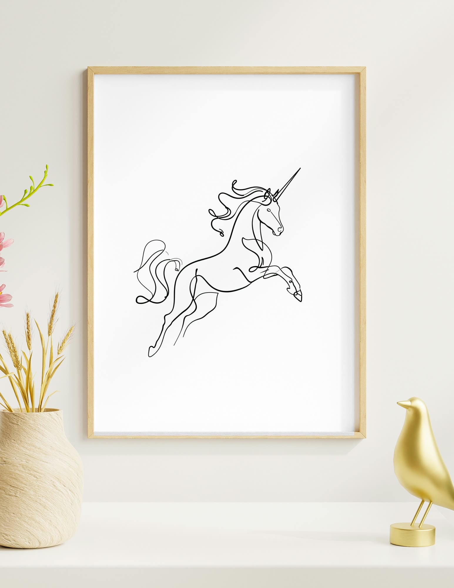Fine Art Print shown in a room, mockup 1