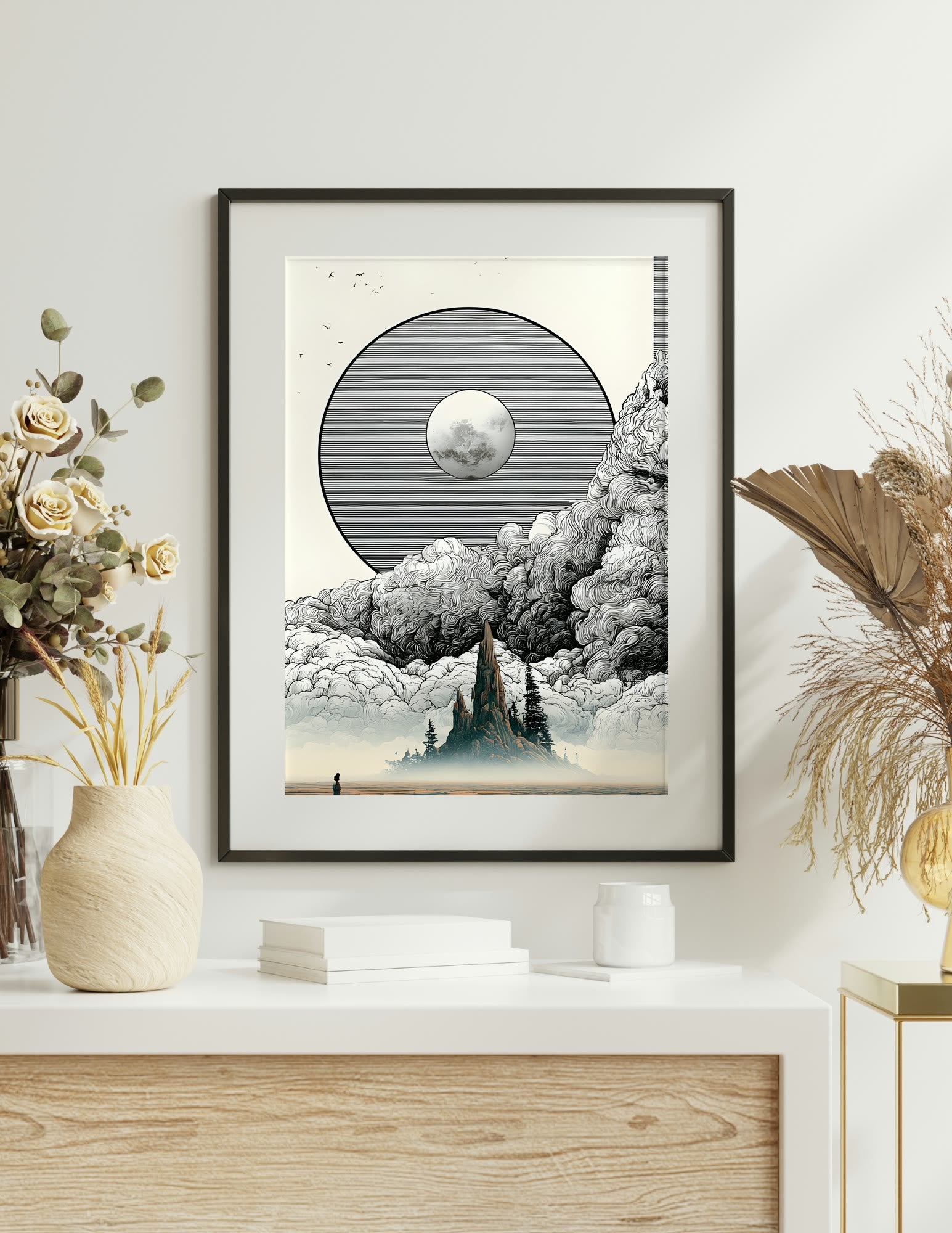 Fine Art Print shown in a room, mockup 1