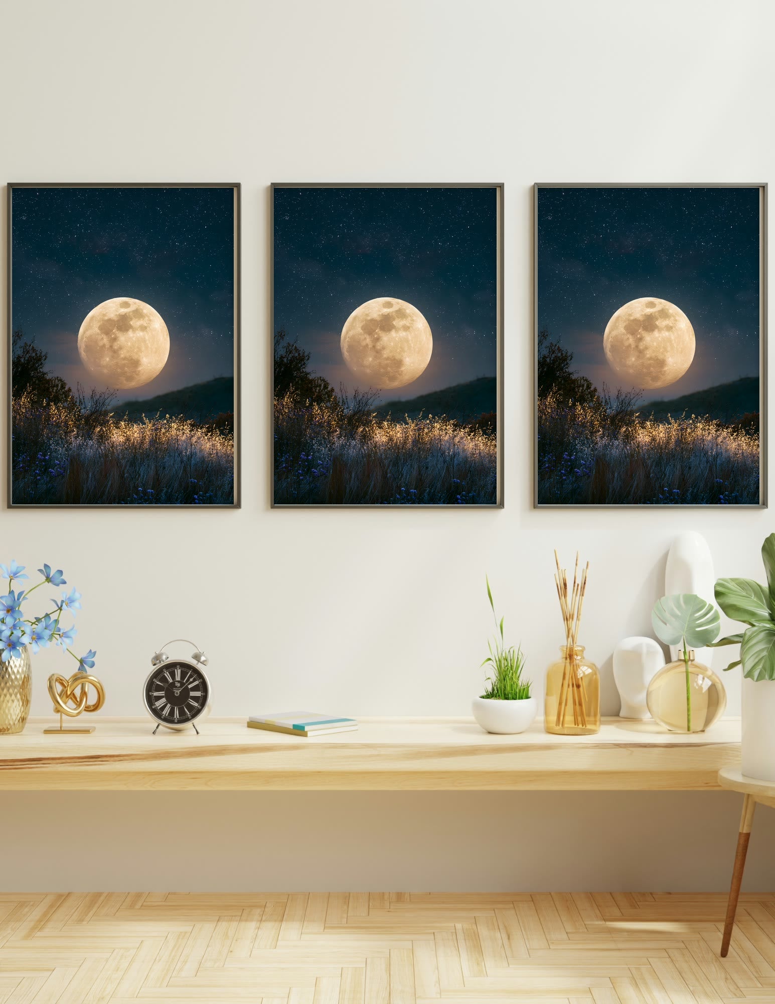 Semi-Gloss Poster shown in a room, mockup 1