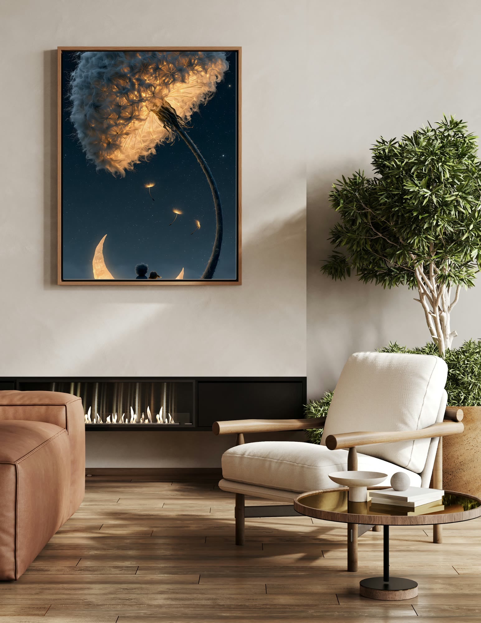 Fine Art Print shown in a room, mockup 2