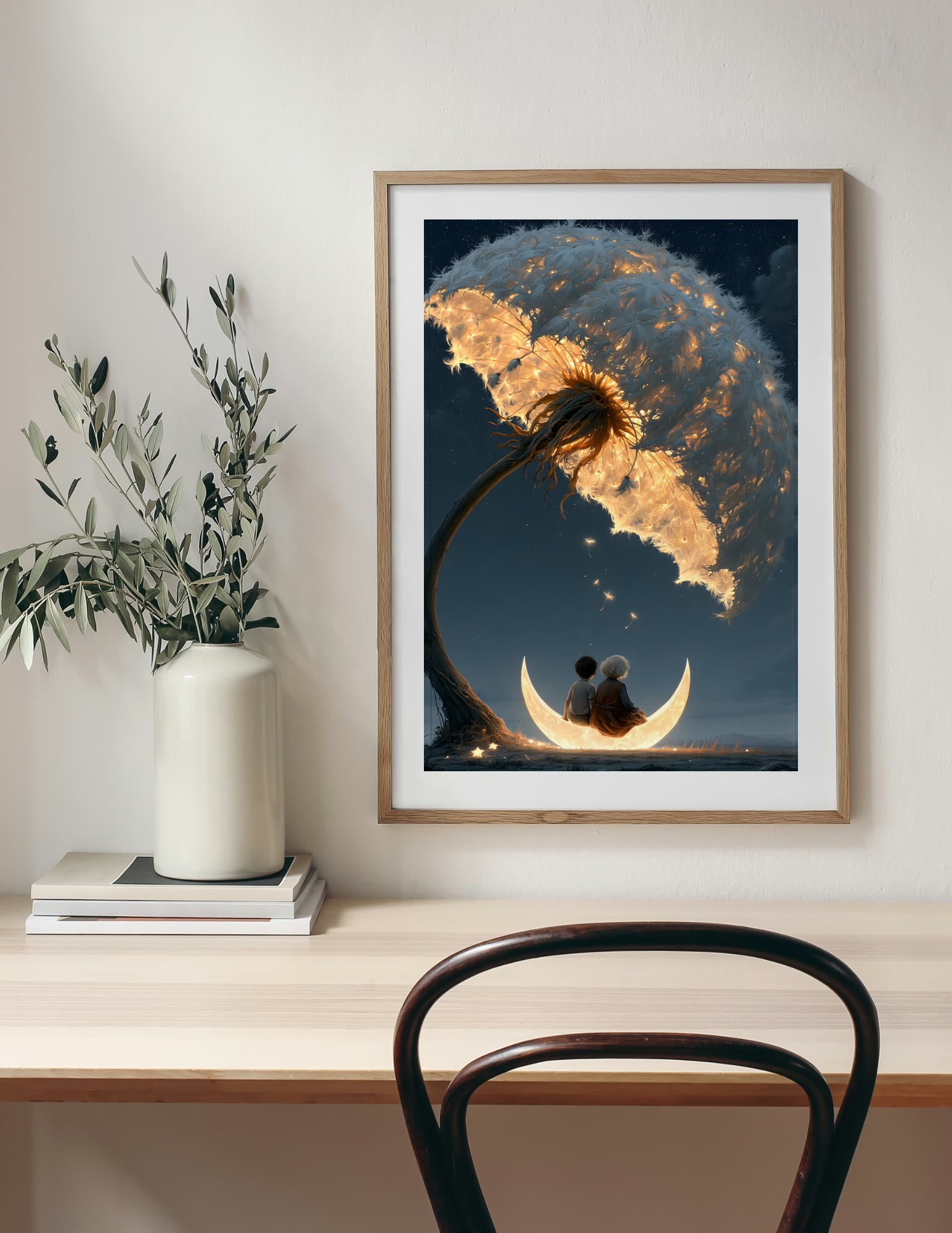 Fine Art Print shown in a room, mockup 1