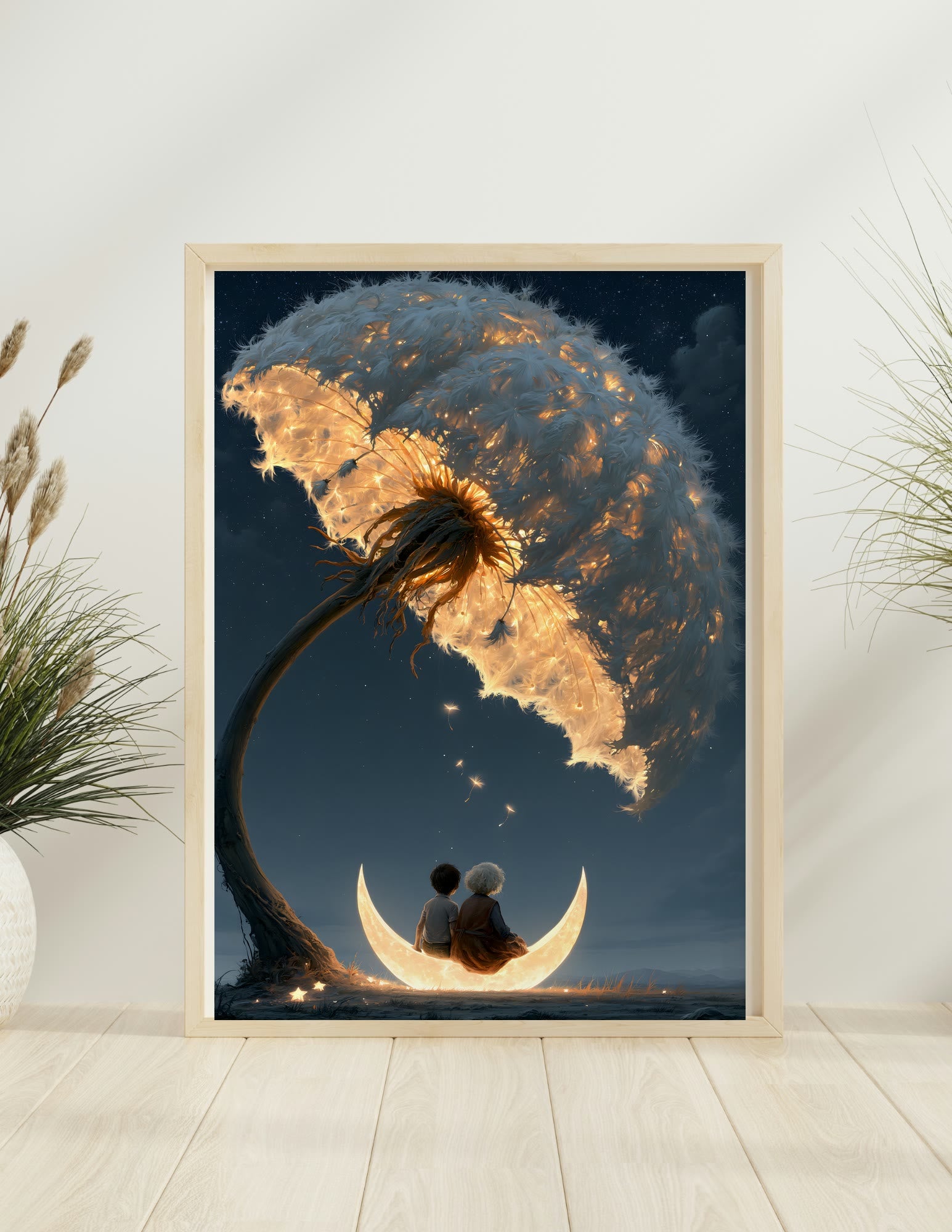 Semi-Gloss Poster shown in a room, mockup 1