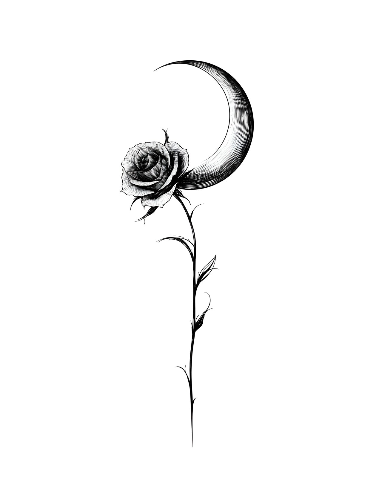 Moonlit Rose