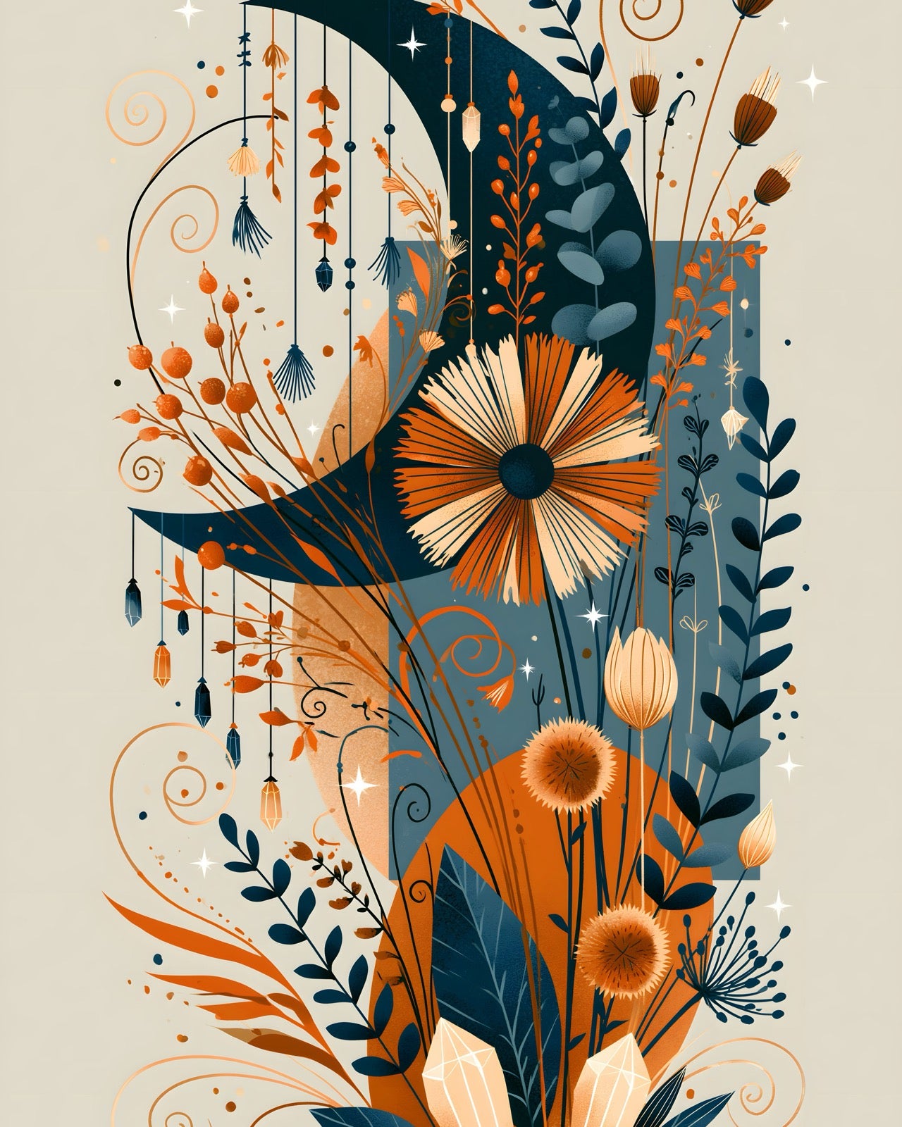 Crescent Moon Garden VI