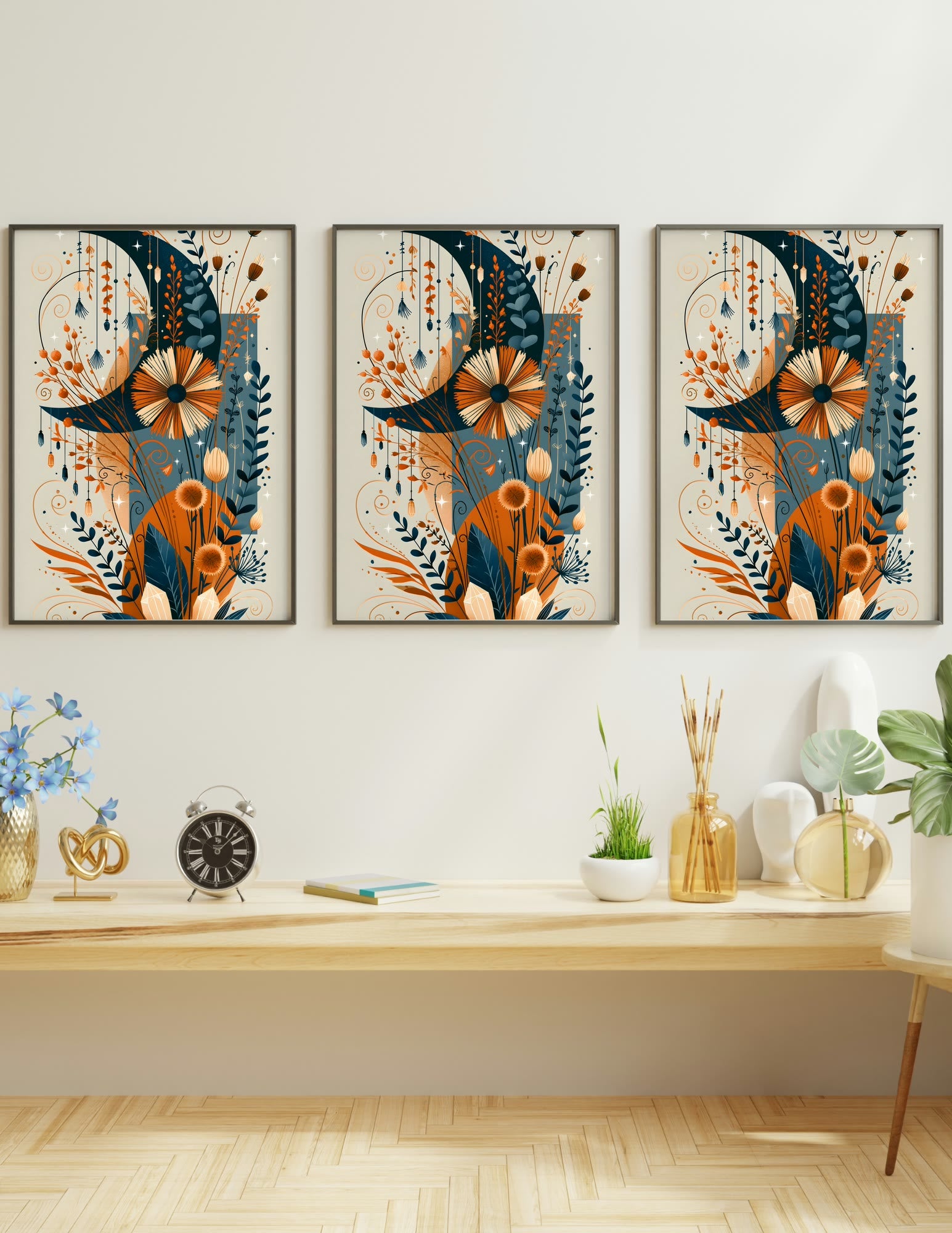 Semi-Gloss Poster shown in a room, mockup 1