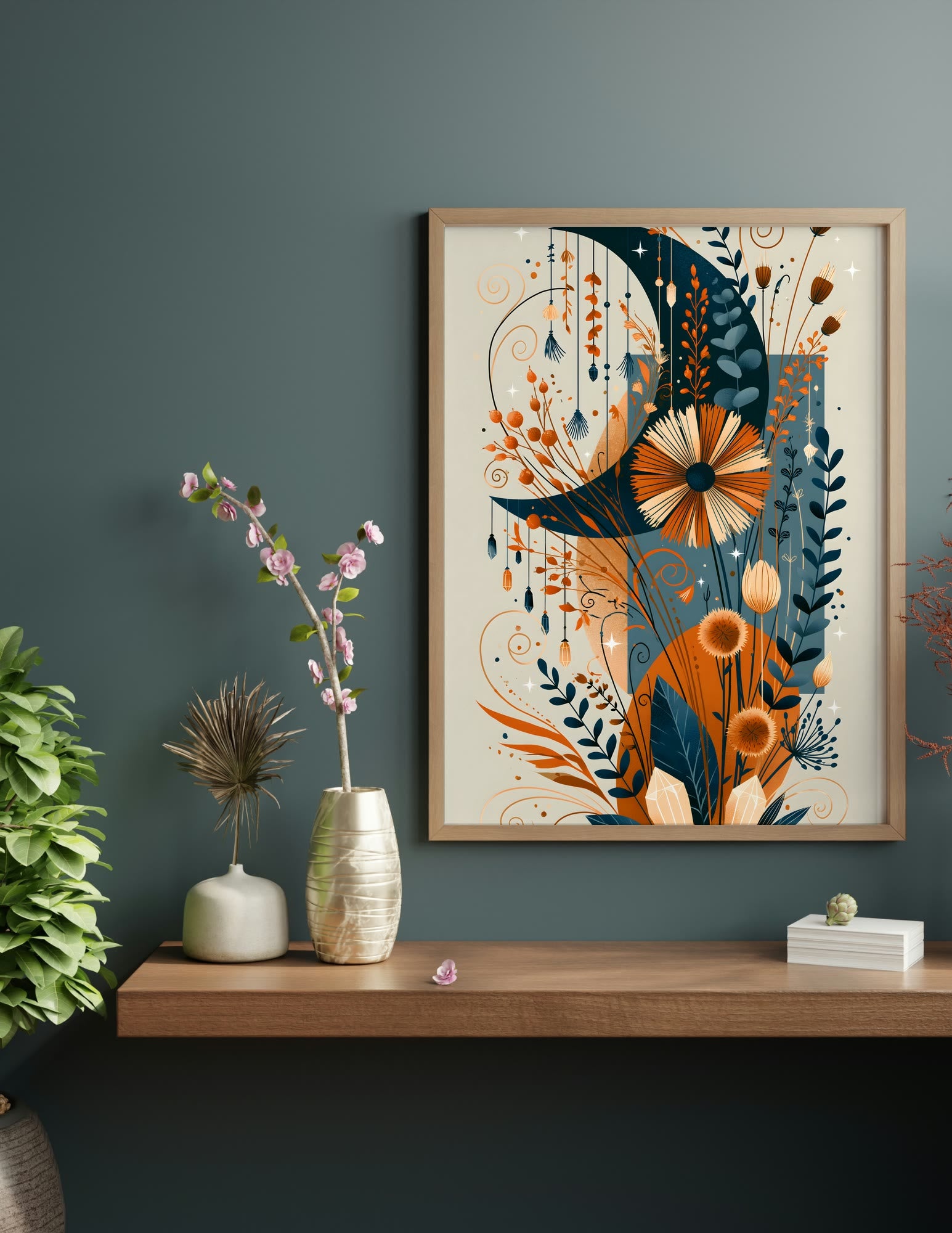 Semi-Gloss Poster shown in a room, mockup 2