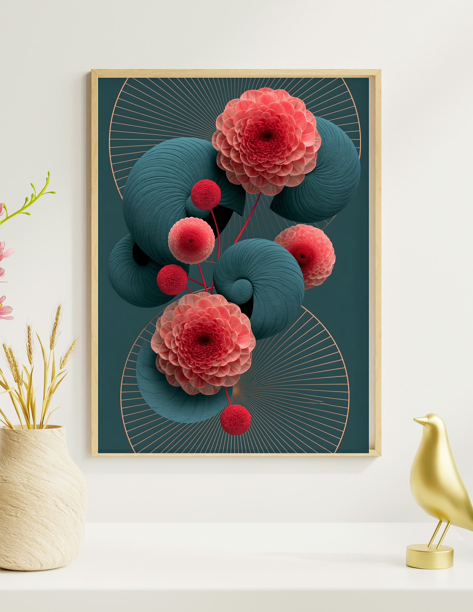 Fine Art Print shown in a room, mockup 2