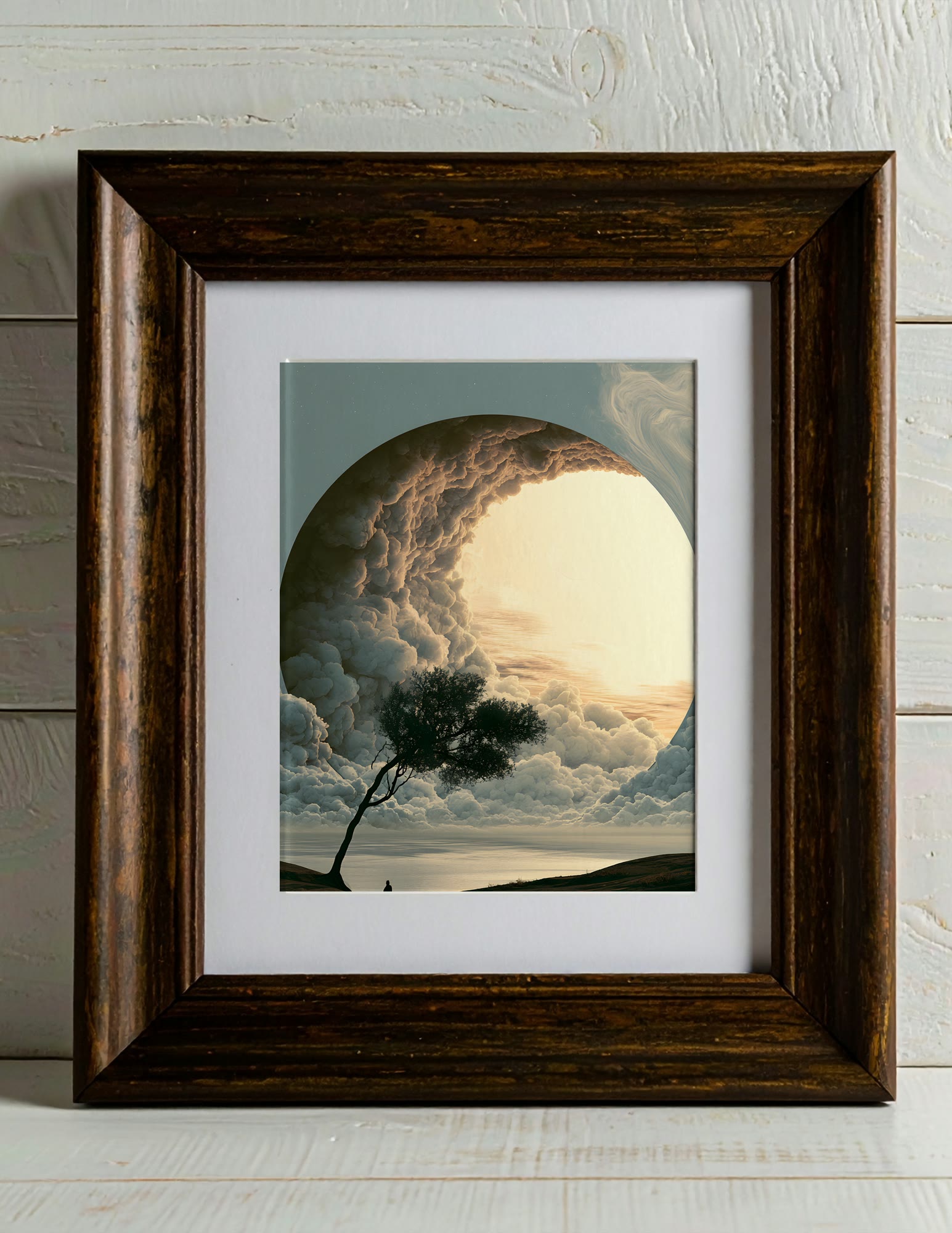 Semi-Gloss Poster shown in a room, mockup 1