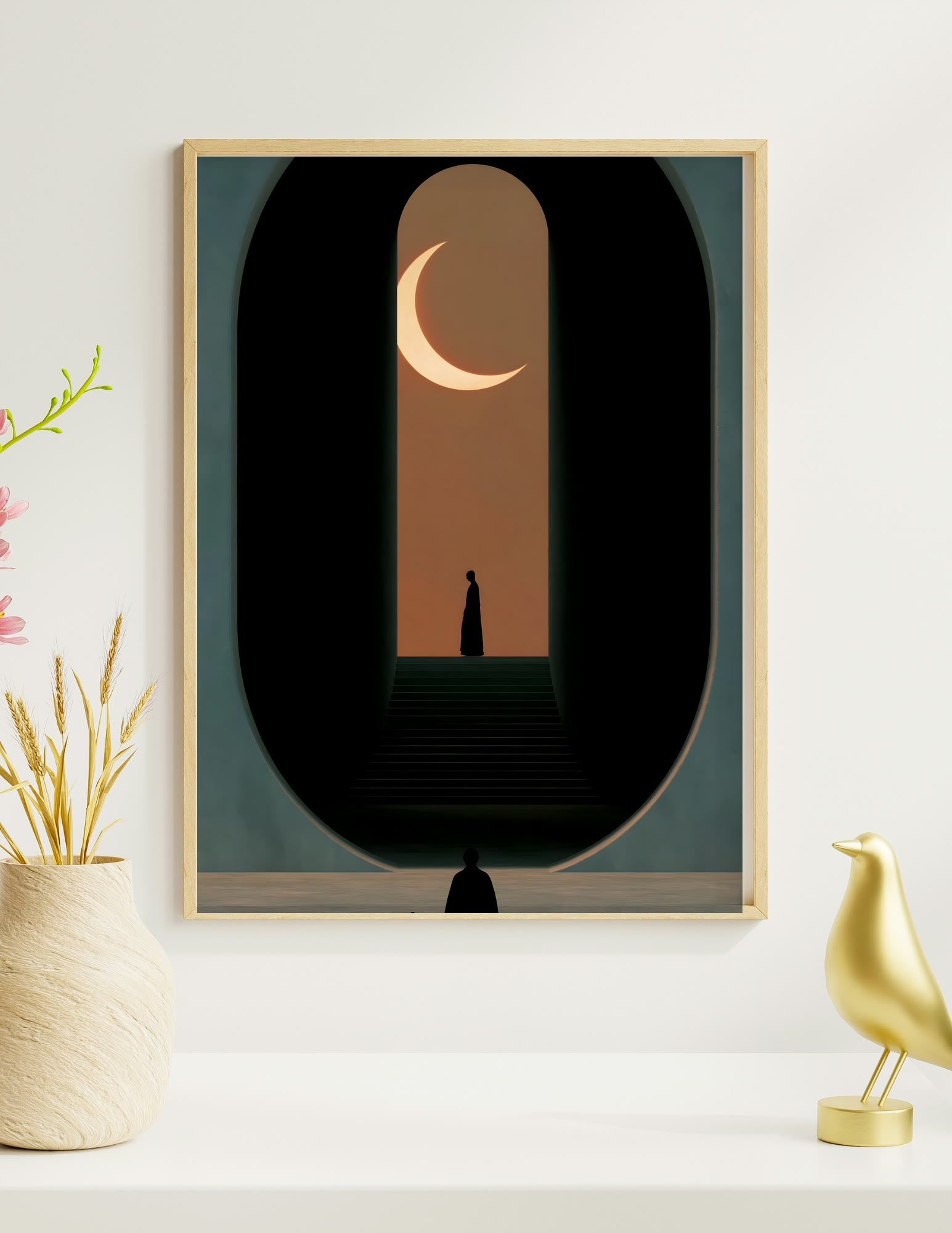 Semi-Gloss Poster shown in a room, mockup 1