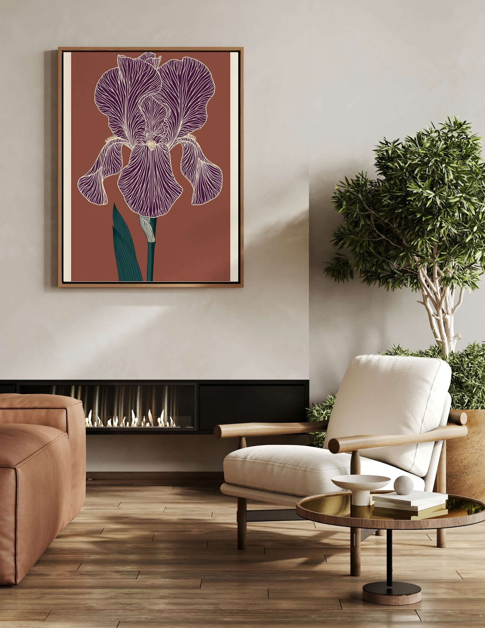 Fine Art Print shown in a room, mockup 1