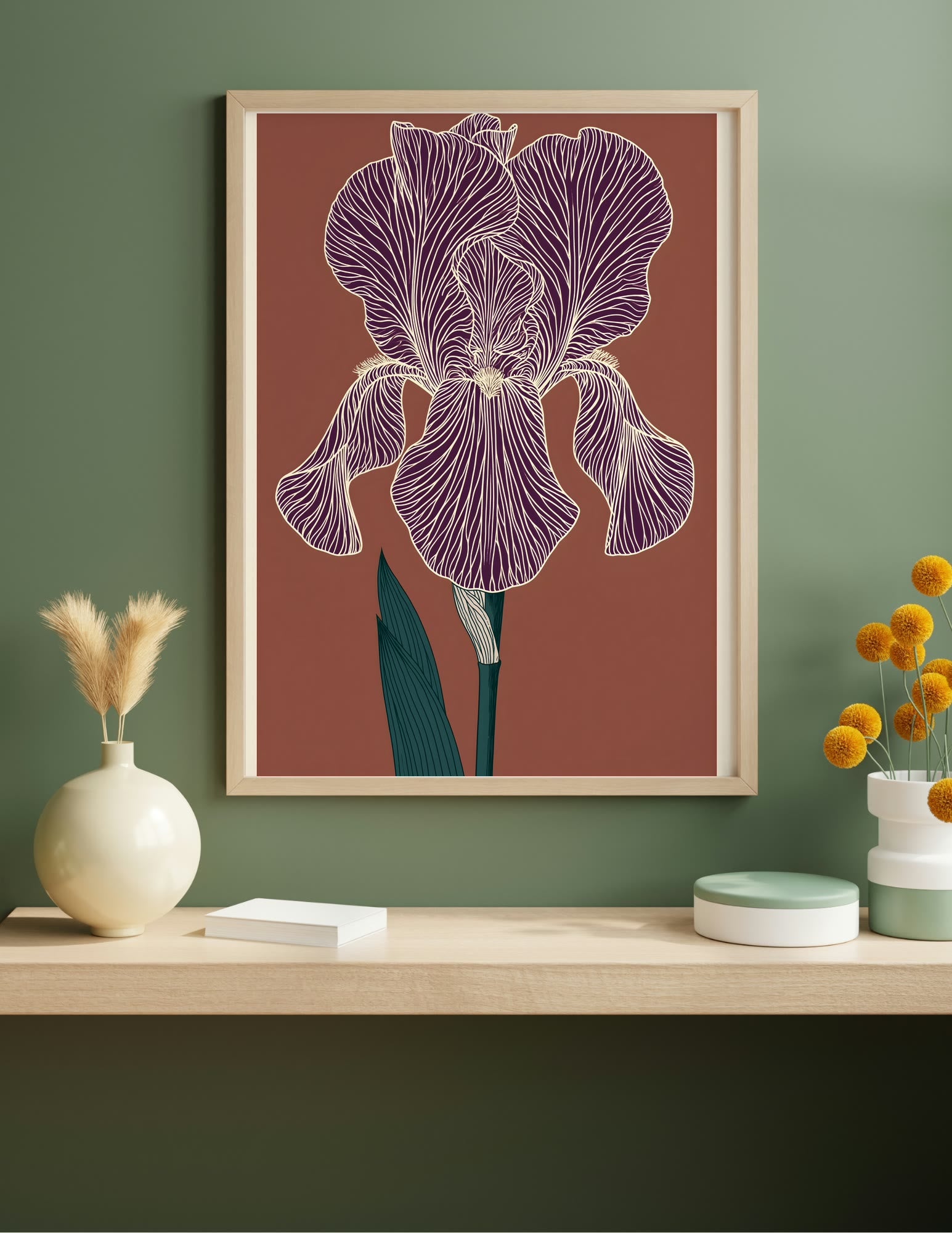 Fine Art Print shown in a room, mockup 2