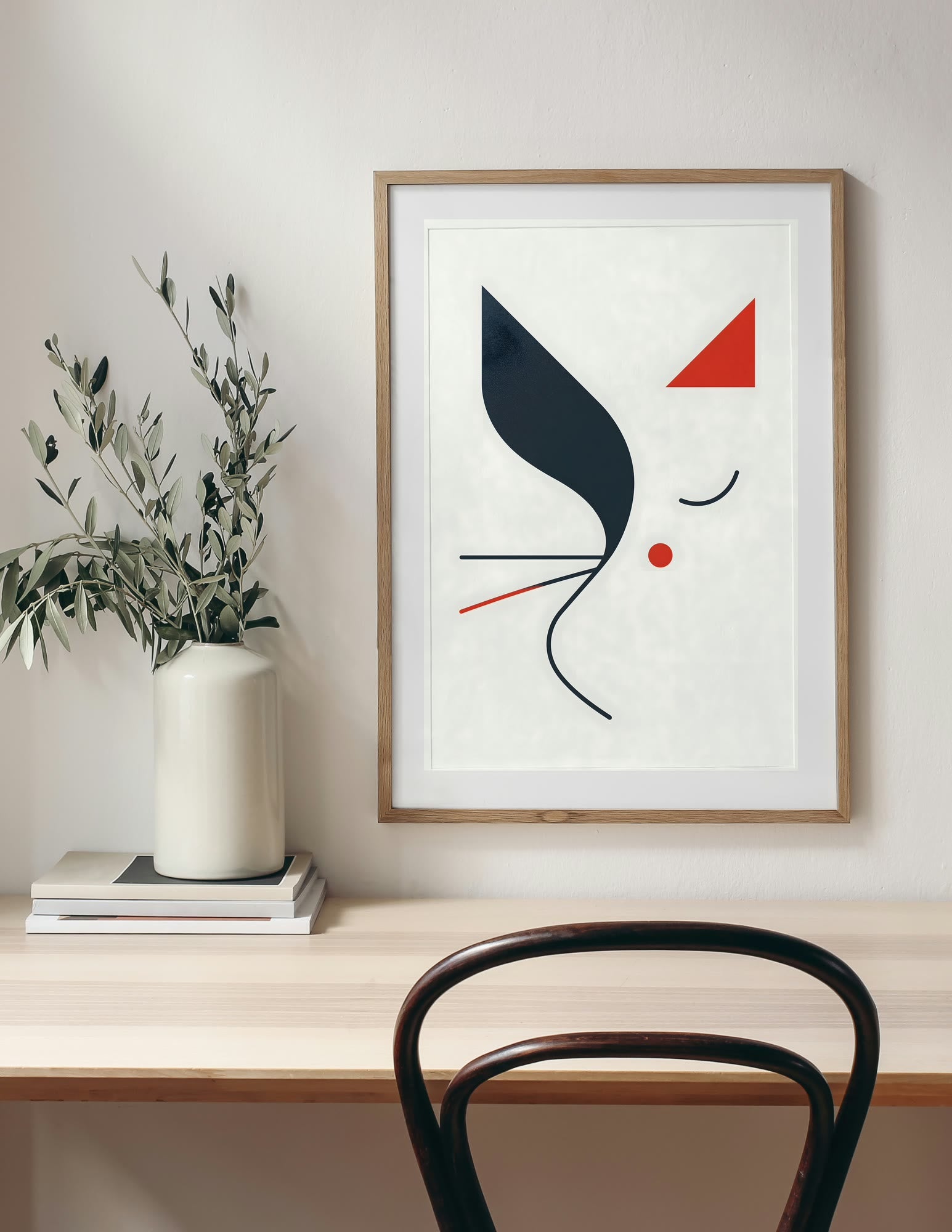 Fine Art Print shown in a room, mockup 2