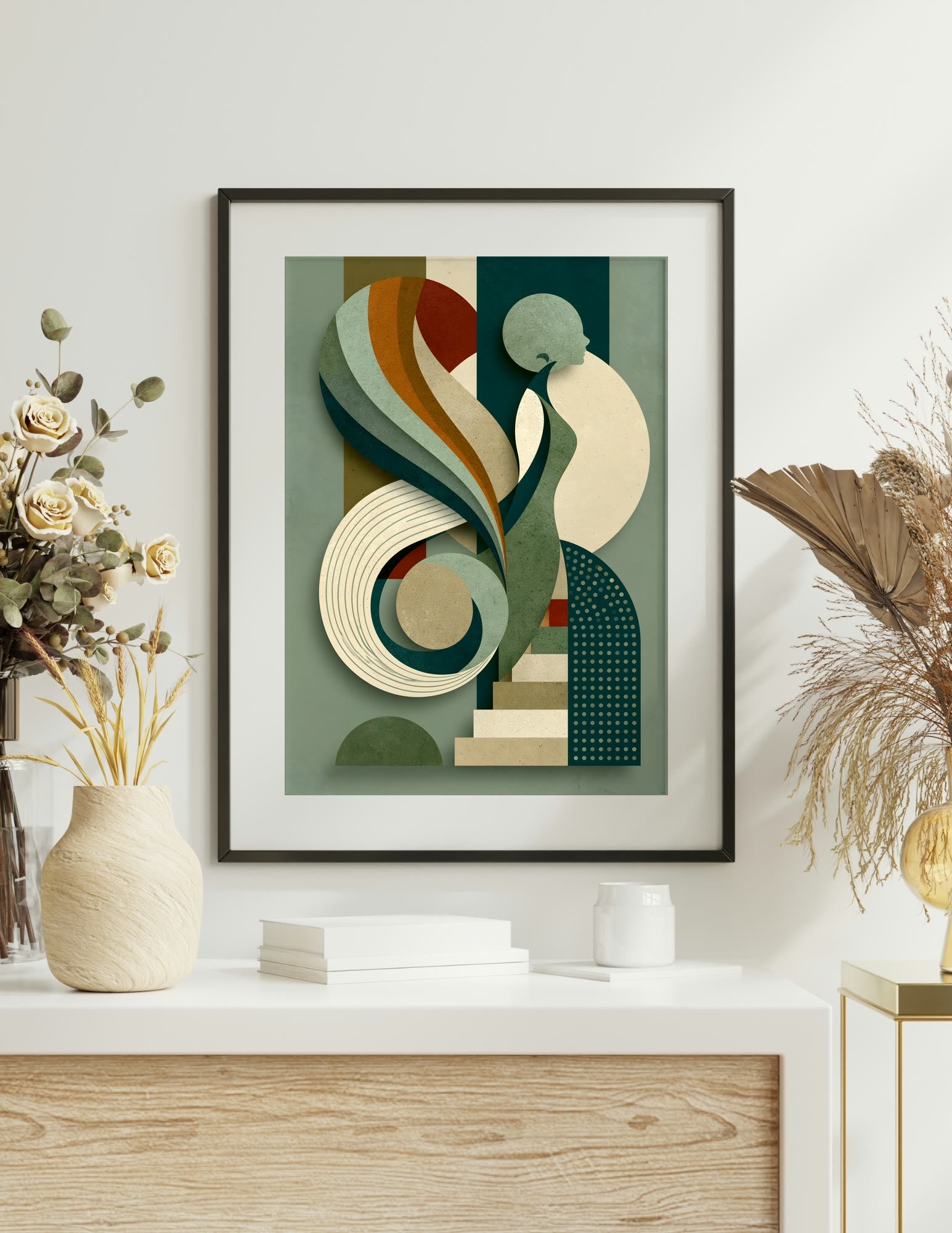 Fine Art Print shown in a room, mockup 1