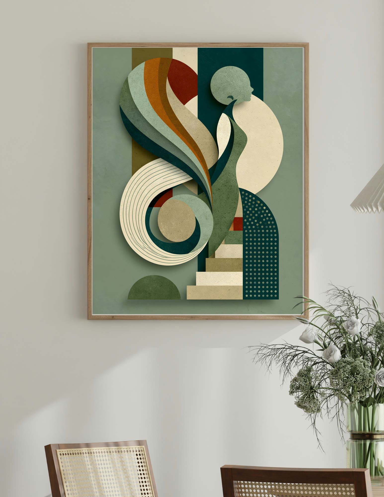 Fine Art Print shown in a room, mockup 2