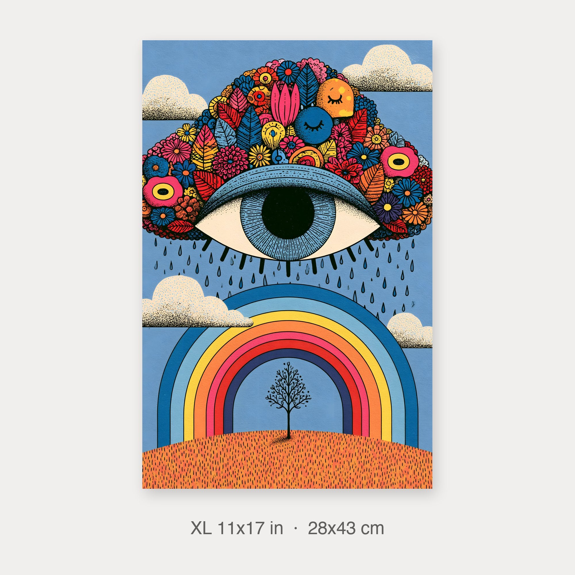 Semi-Gloss Poster 11x17 crop preview