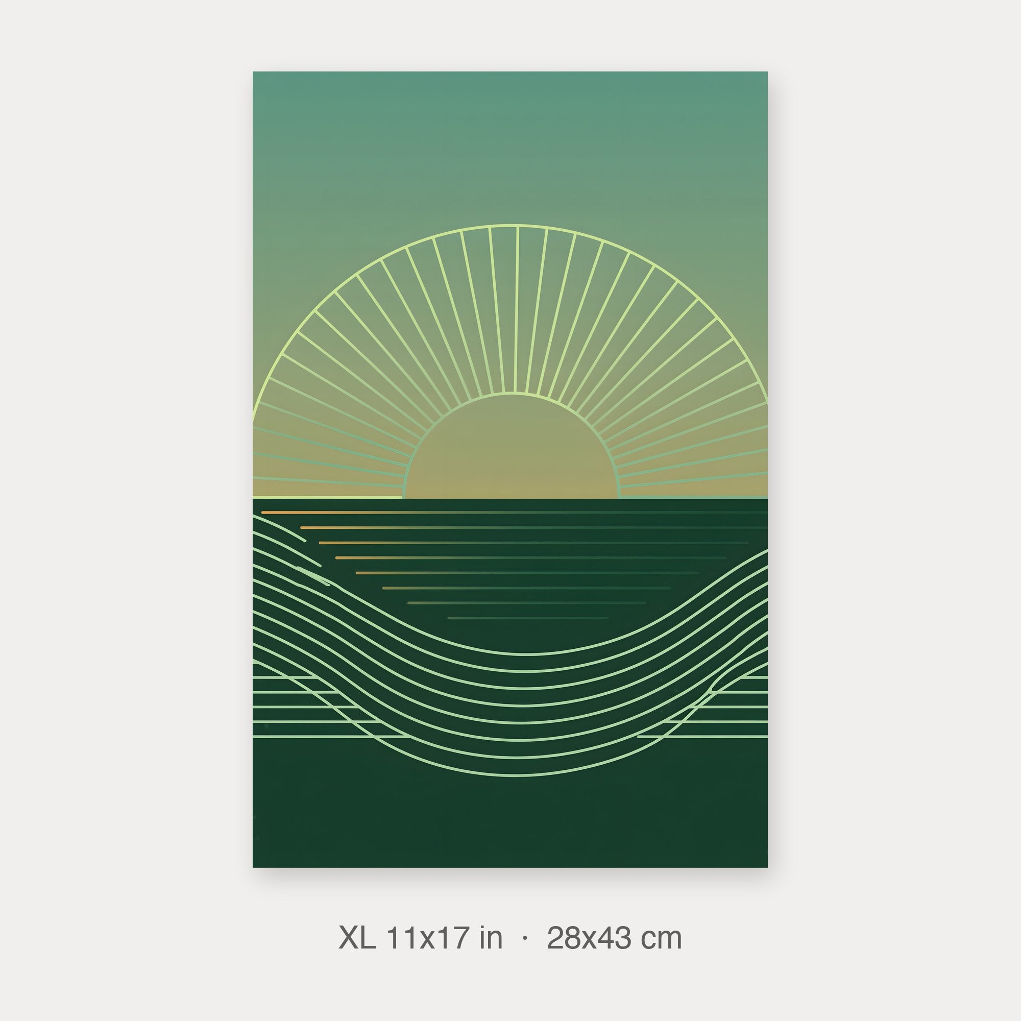 Semi-Gloss Poster 11x17 crop preview