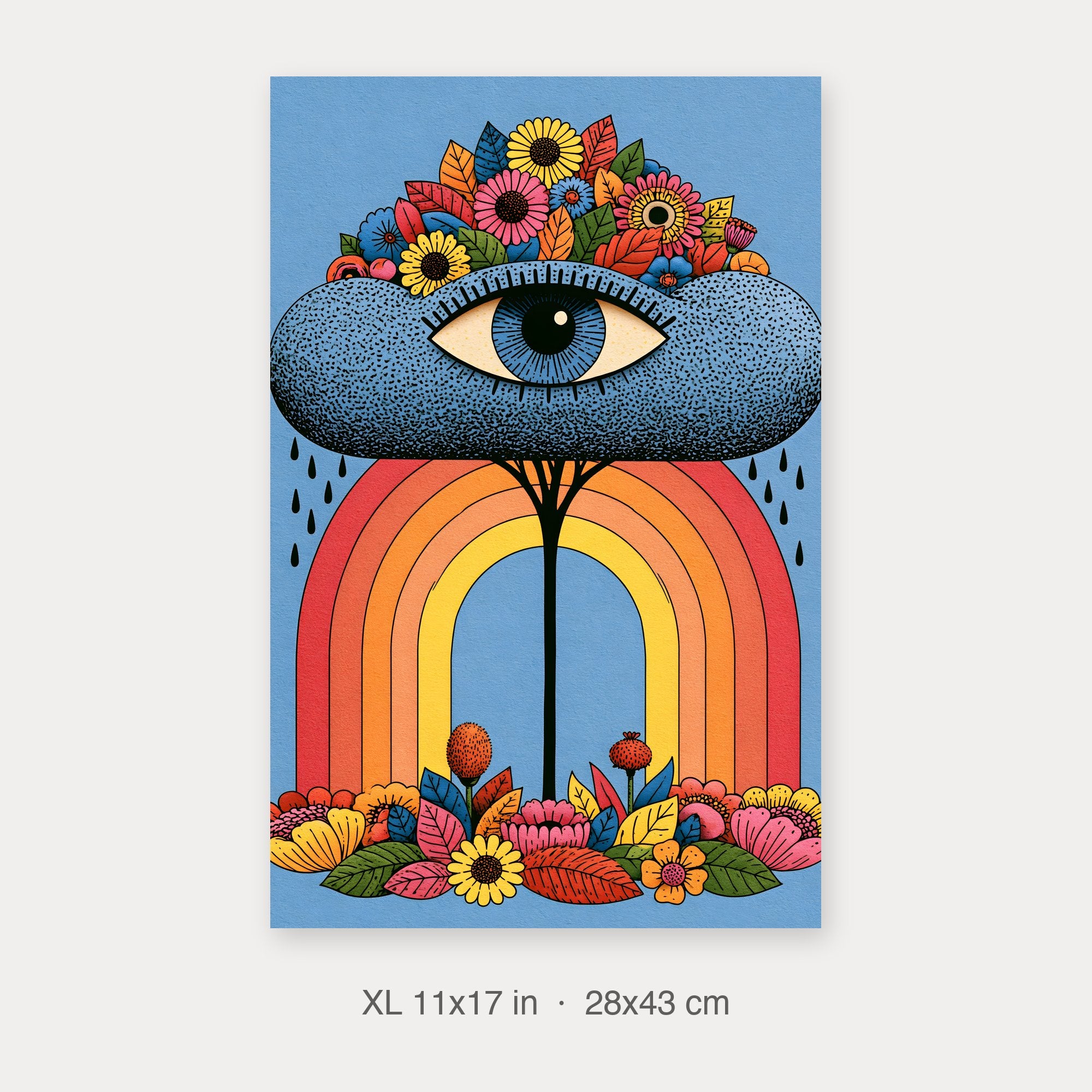 Semi-Gloss Poster 11x17 crop preview